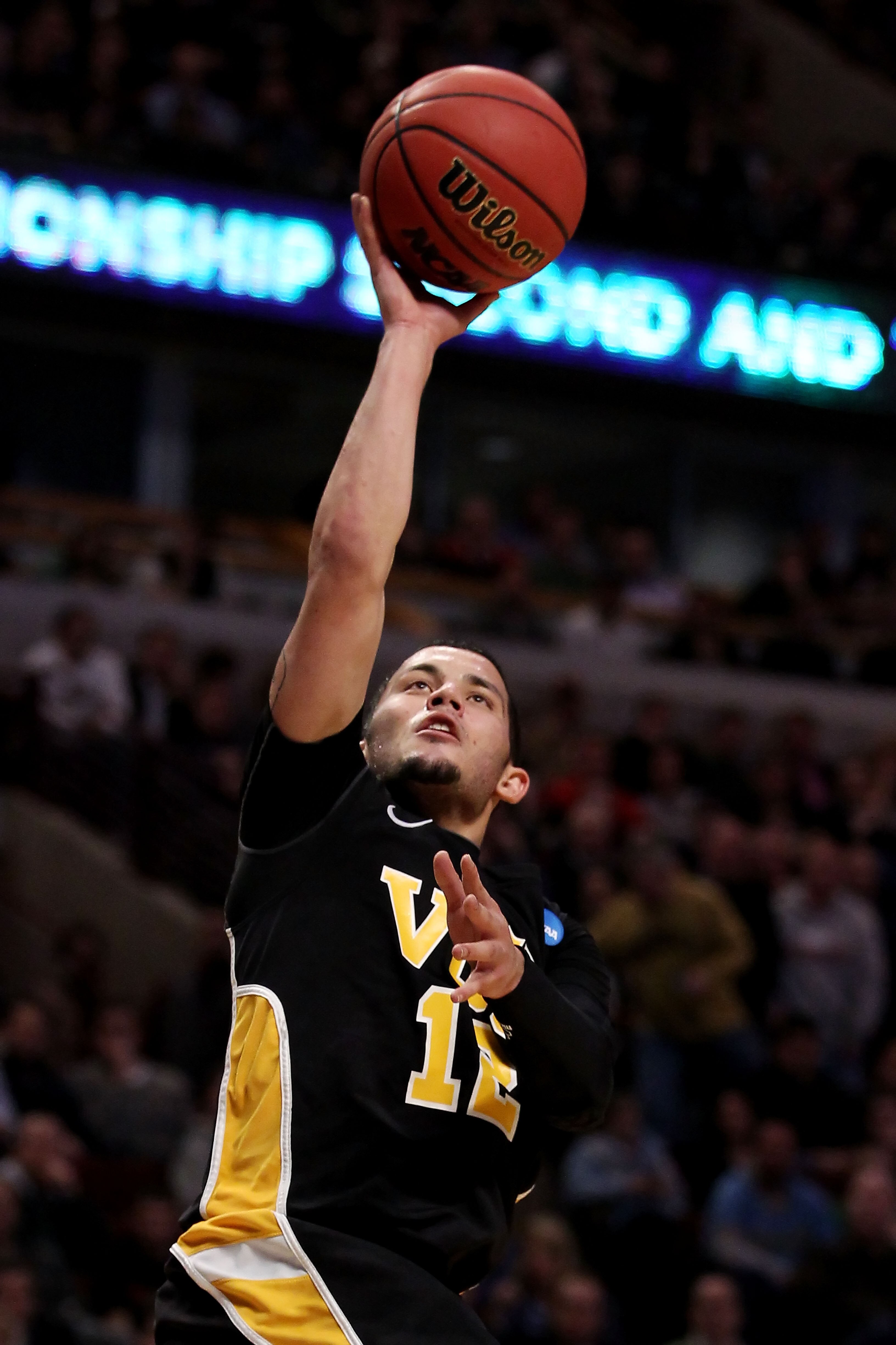 CHICAGO, IL - MARCH 20:  Joey Rodriguez #12 of the Virginia Commonwealth Rams shoots against the Purdue Boilermakers in the second half during the third round of the 2011 NCAA men's basketball tournament at the United Center on March 20, 2011 in Chicago,