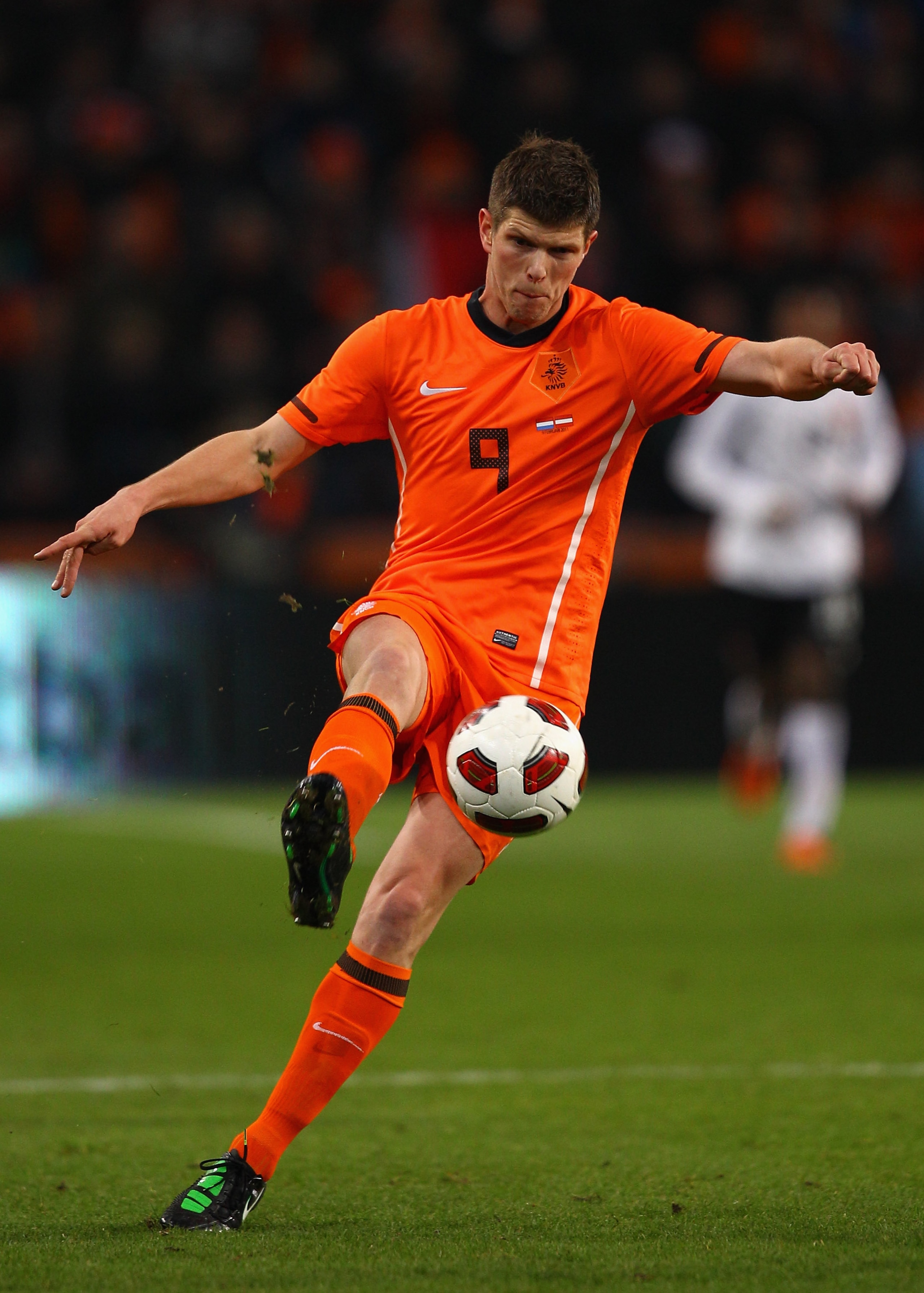 EINDHOVEN, NETHERLANDS - FEBRUARY 09:  Klaas Jan Huntelaar of The Netherlands during the International Friendly match between The Netherlands and Austria at the Phillips Stadion on February 9, 2011 in Eindhoven, Netherlands.  (Photo by Richard Heathcote/G