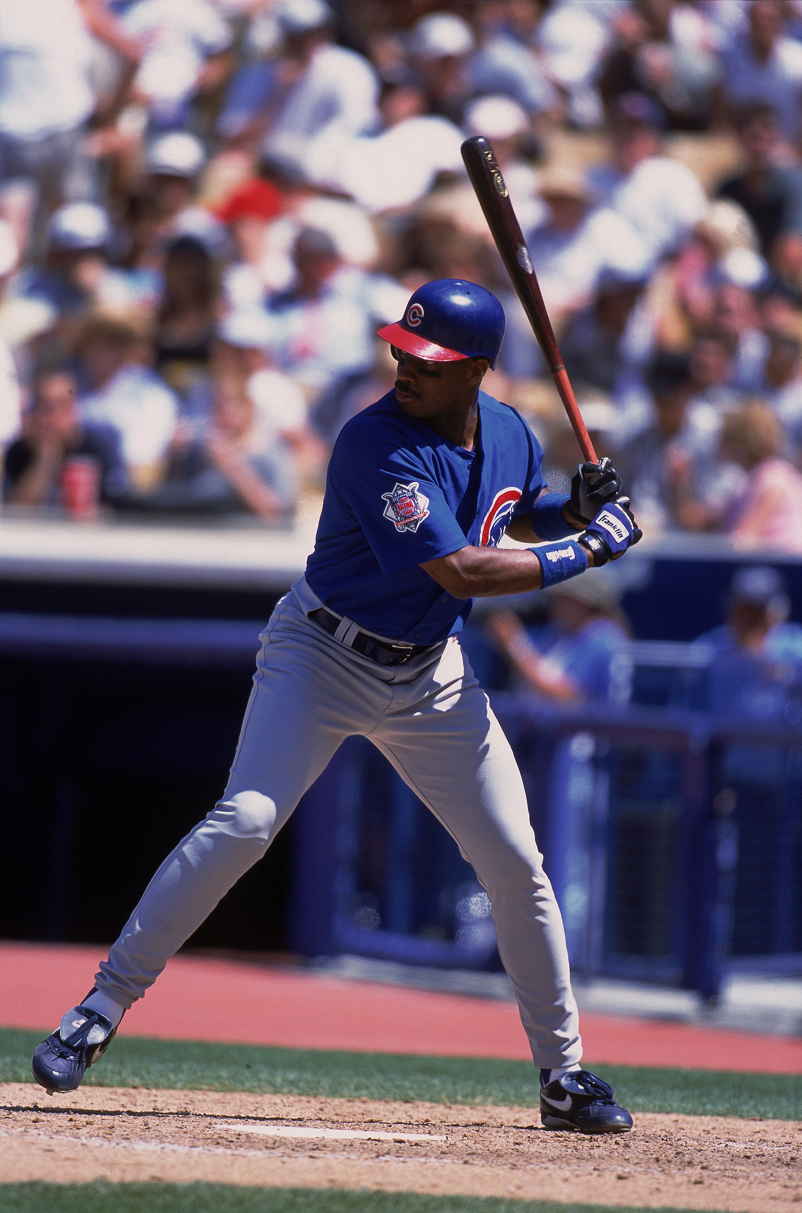 4 Aug 2001:  Fred McGriff #29 of the Chicago Cubs at bat during the game against the Los Angeles Dodgers at Dodger Stadium in Los Angeles, California. The Dodgers defeated the Cubs 3-1.Mandatory Credit: Scott Halleran  /Allsport
