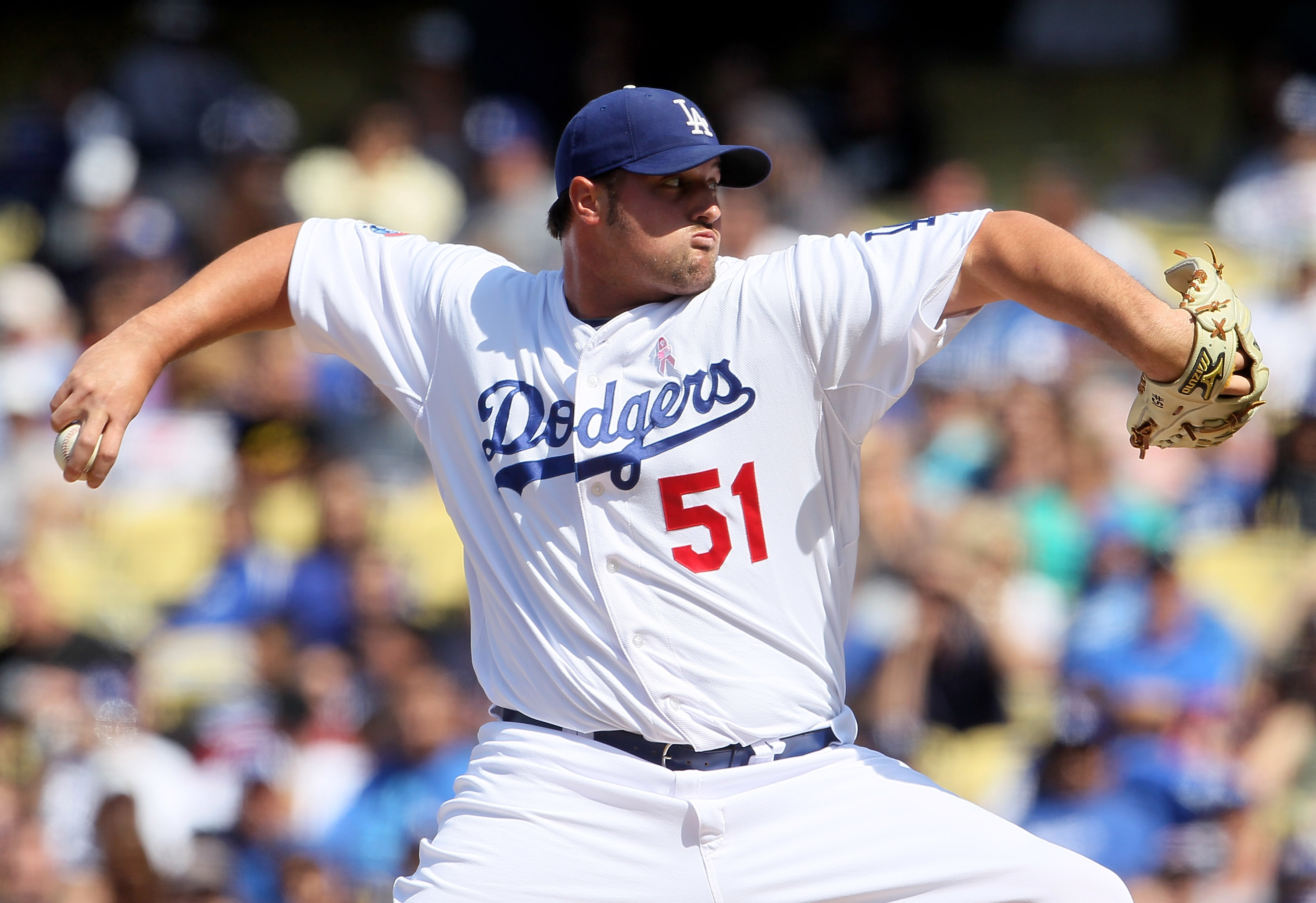 Clayton Kershaw's 2011 Los Angeles Dodgers Game Worm MLB Road Jersey!