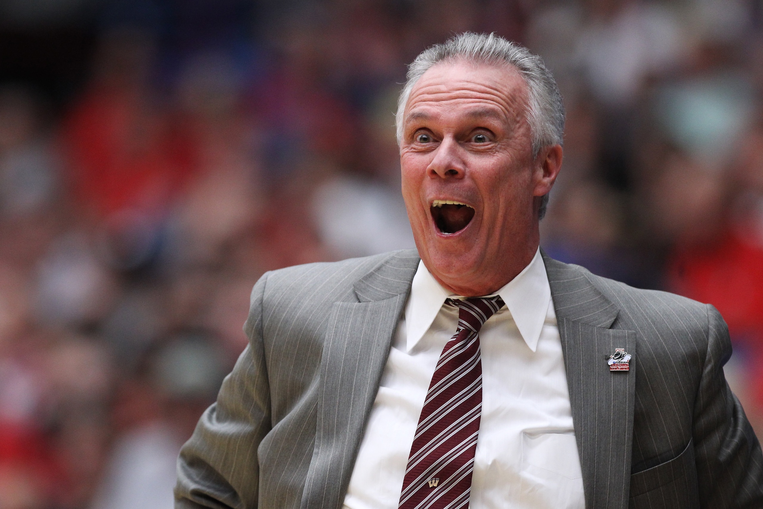TUCSON, AZ - MARCH 19:  Head coach Bo Ryan of the Wisconsin Badgers coaches his team against the Kansas State Wildcats in the third round of the 2011 NCAA men's basketball tournament at McKale Center on March 19, 2011 in Tucson, Arizona.  (Photo by Christ