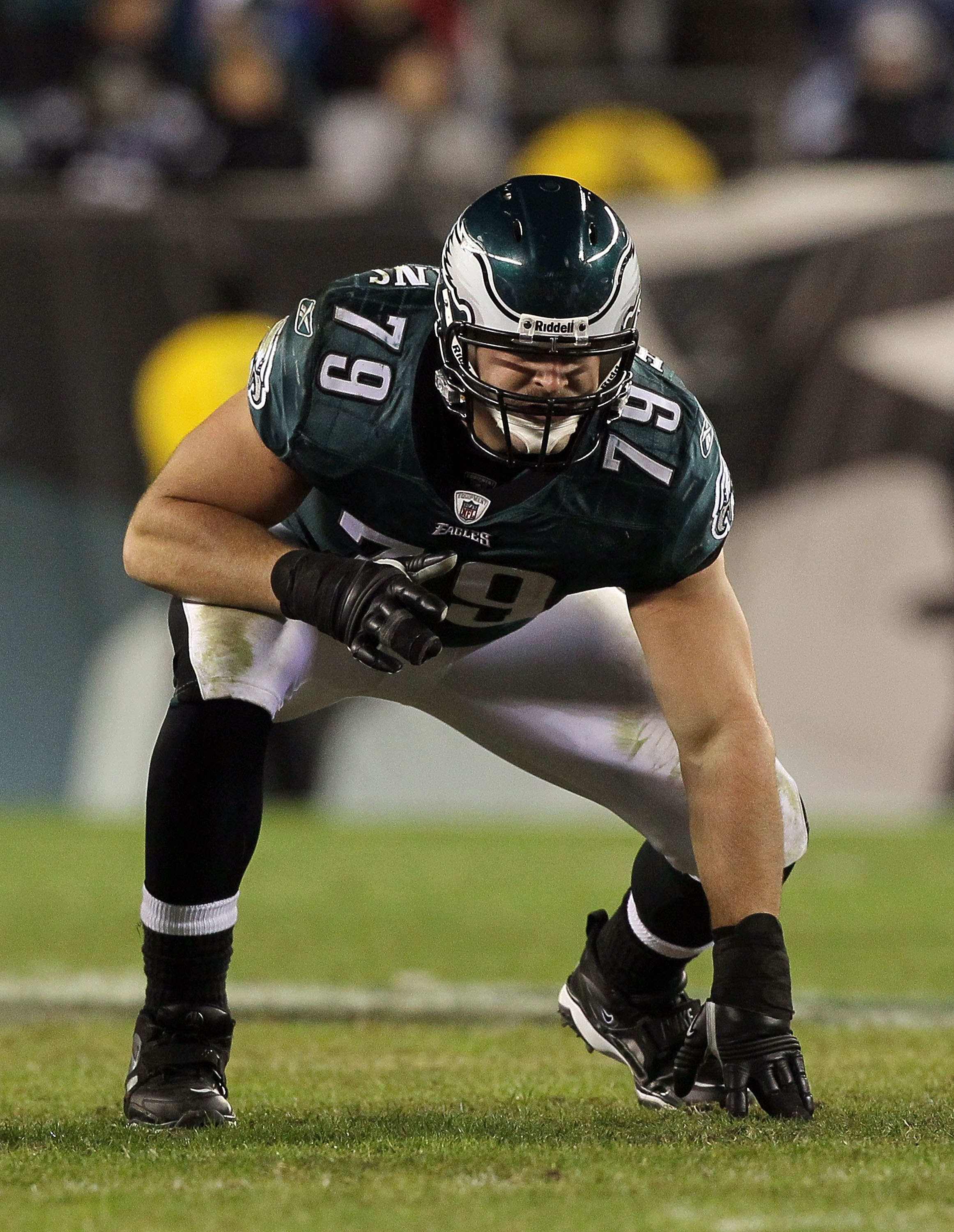 PHILADELPHIA - NOVEMBER 07:  Todd Herremans #79 of the Philadelphia Eagles against the Indianapolis Colts on November 7, 2010 at Lincoln Financial Field in Philadelphia, Pennsylvania. The Eagles defeated the Colts 26-24.  (Photo by Jim McIsaac/Getty Image