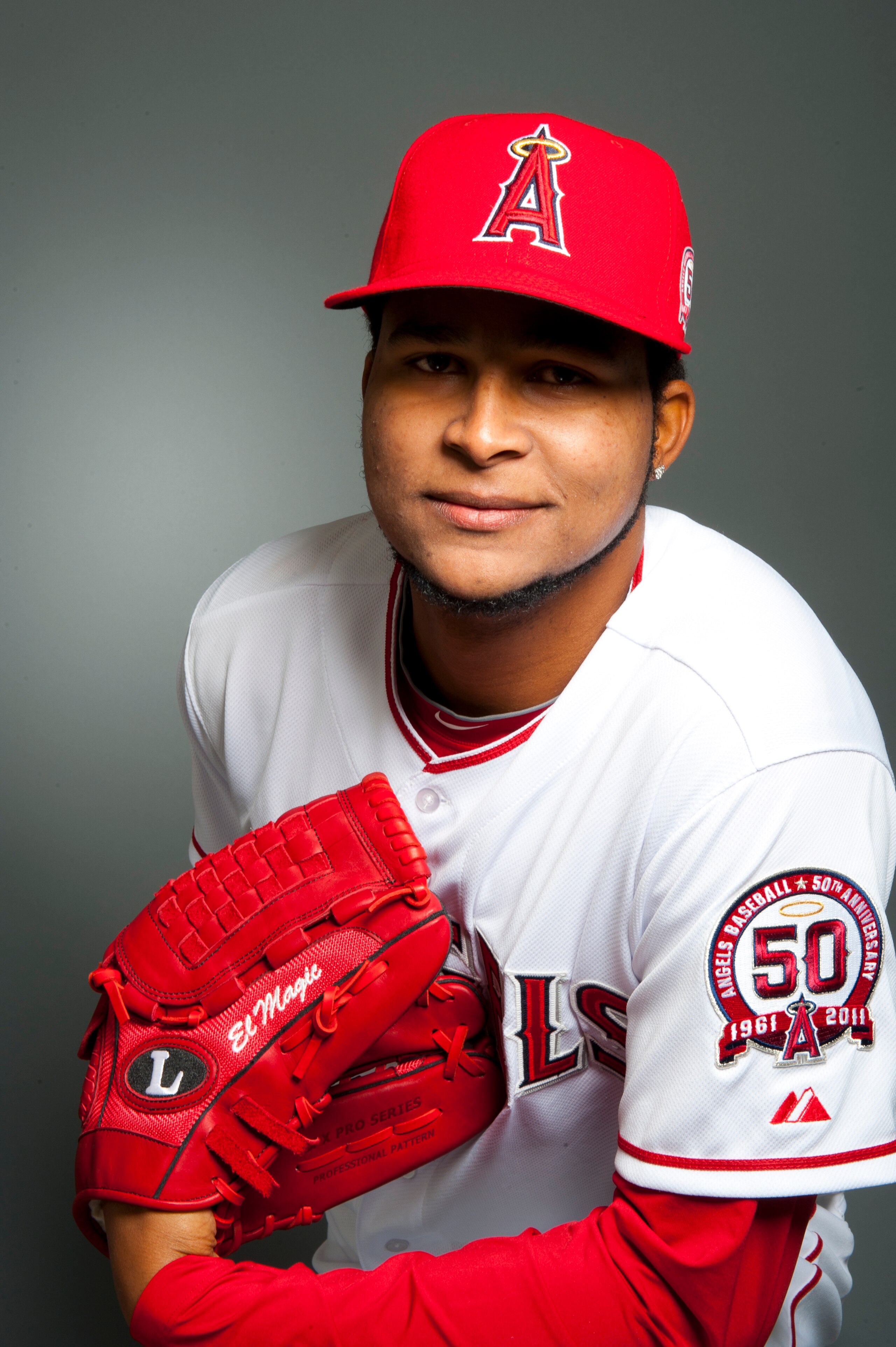 TEMPE, AZ - FEBRUARY 21: Ervin Santana #54 of the Los Angeles Angels of Anaheim poses during their photo day at Tempe Diablo Stadium on February 21, 2011 in Tempe, Arizona. (Photo by Rob Tringali/Getty Images) TEMPE, AZ - FEBRUARY 21: Ervin Santana #54 of the Los Angeles Angels of Anaheim poses during their photo day at Tempe Diablo Stadium on February 21, 2011 in Tempe, Arizona. (Photo by Rob Tringali/Getty Images)