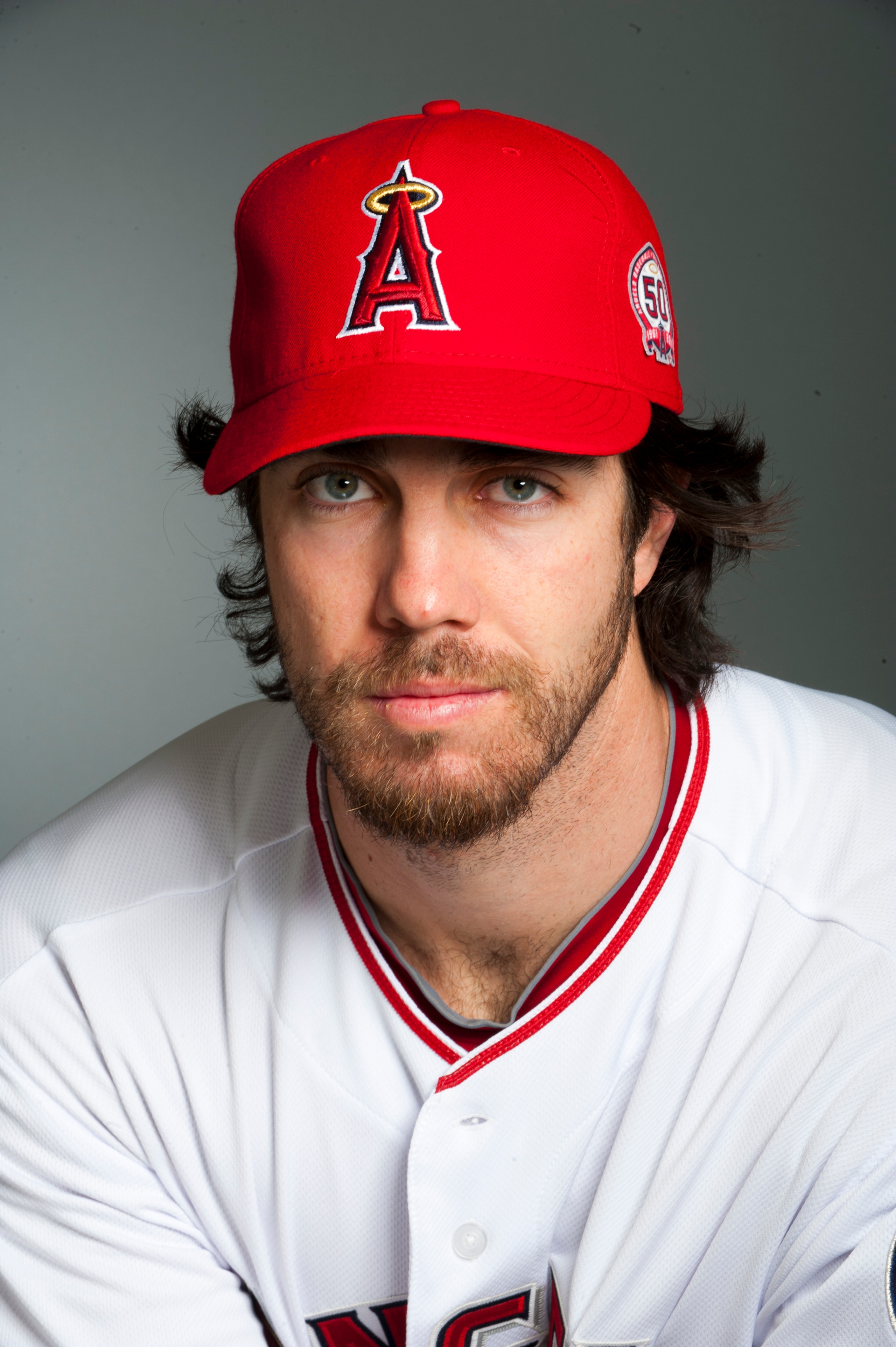 TEMPE, AZ - FEBRUARY 21: Dan Haren #24 of the Los Angeles Angels of Anaheim poses during their photo day at Tempe Diablo Stadium on February 21, 2011 in Tempe, Arizona. (Photo by Rob Tringali/Getty Images) TEMPE, AZ - FEBRUARY 21: Dan Haren #24 of the Los Angeles Angels of Anaheim poses during their photo day at Tempe Diablo Stadium on February 21, 2011 in Tempe, Arizona. (Photo by Rob Tringali/Getty Images)