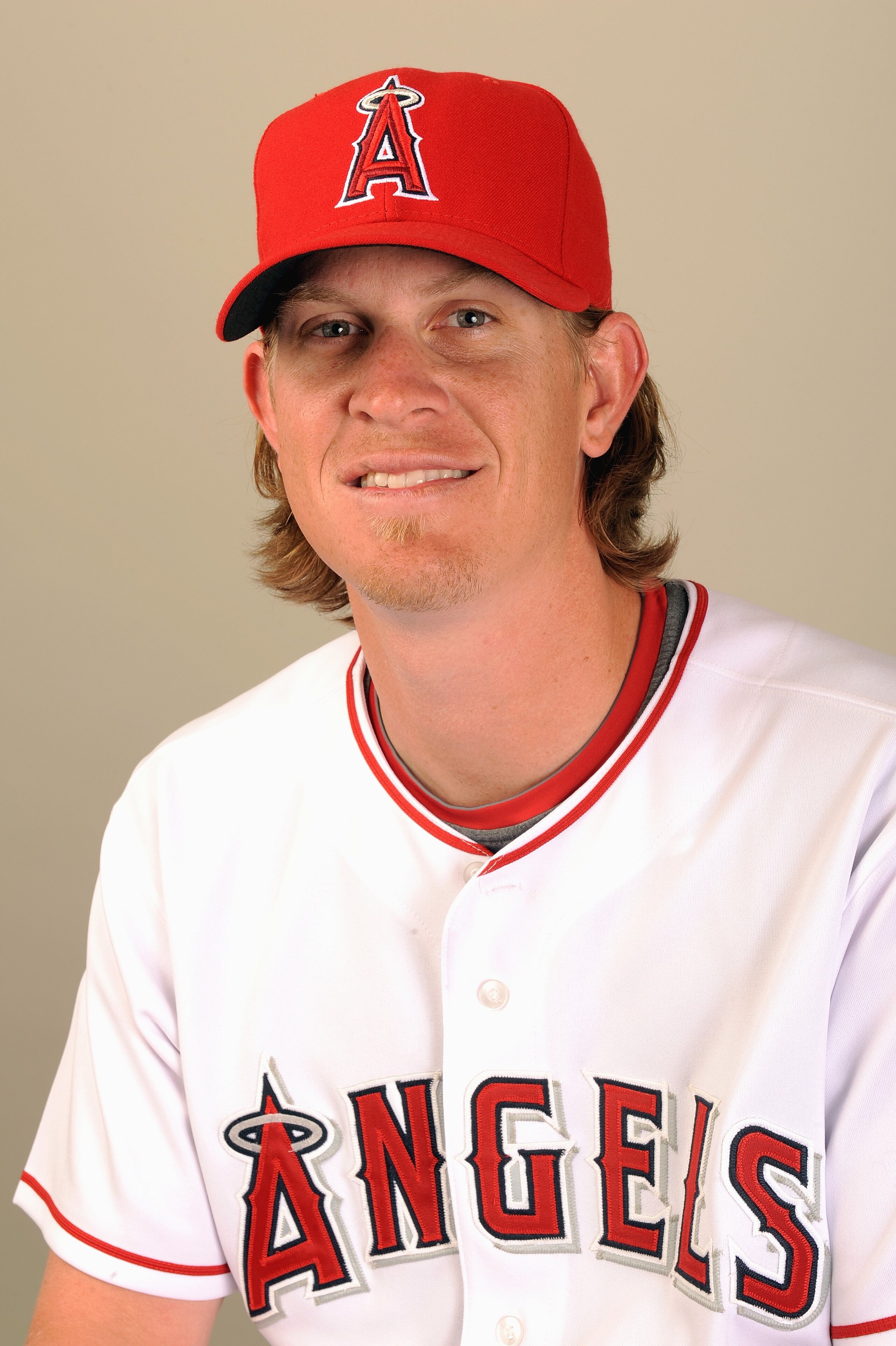 TEMPE, AZ - FEBRUARY 25: Jered Weaver #36 of the Los Angeles Angels of Anaheim poses during photo day at Tempe Diablo Stadium on February 25, 2009 in Tempe, Arizona. (Photo by Kevork Djansezian/Getty Images) TEMPE, AZ - FEBRUARY 25: Jered Weaver #36 of the Los Angeles Angels of Anaheim poses during photo day at Tempe Diablo Stadium on February 25, 2009 in Tempe, Arizona. (Photo by Kevork Djansezian/Getty Images)