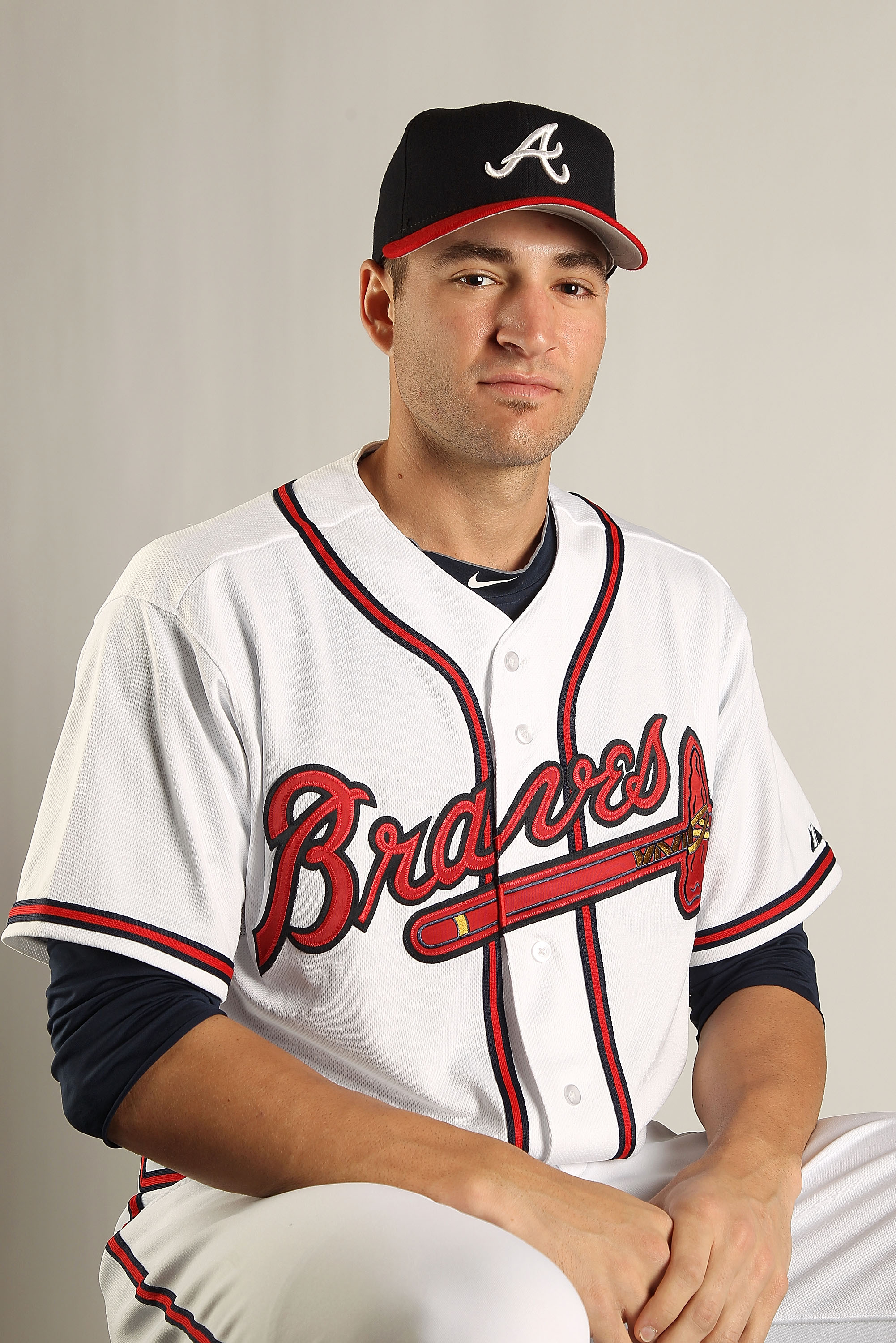 LAKE BUENA VISTA, FL - FEBRUARY 21: Brandon Beachy #37 of the Atlanta Braves during Photo Day at  Champion Stadium at ESPN Wide World of Sports of Complex on February 21, 2011 in Lake Buena Vista, Florida.  (Photo by Mike Ehrmann/Getty Images)