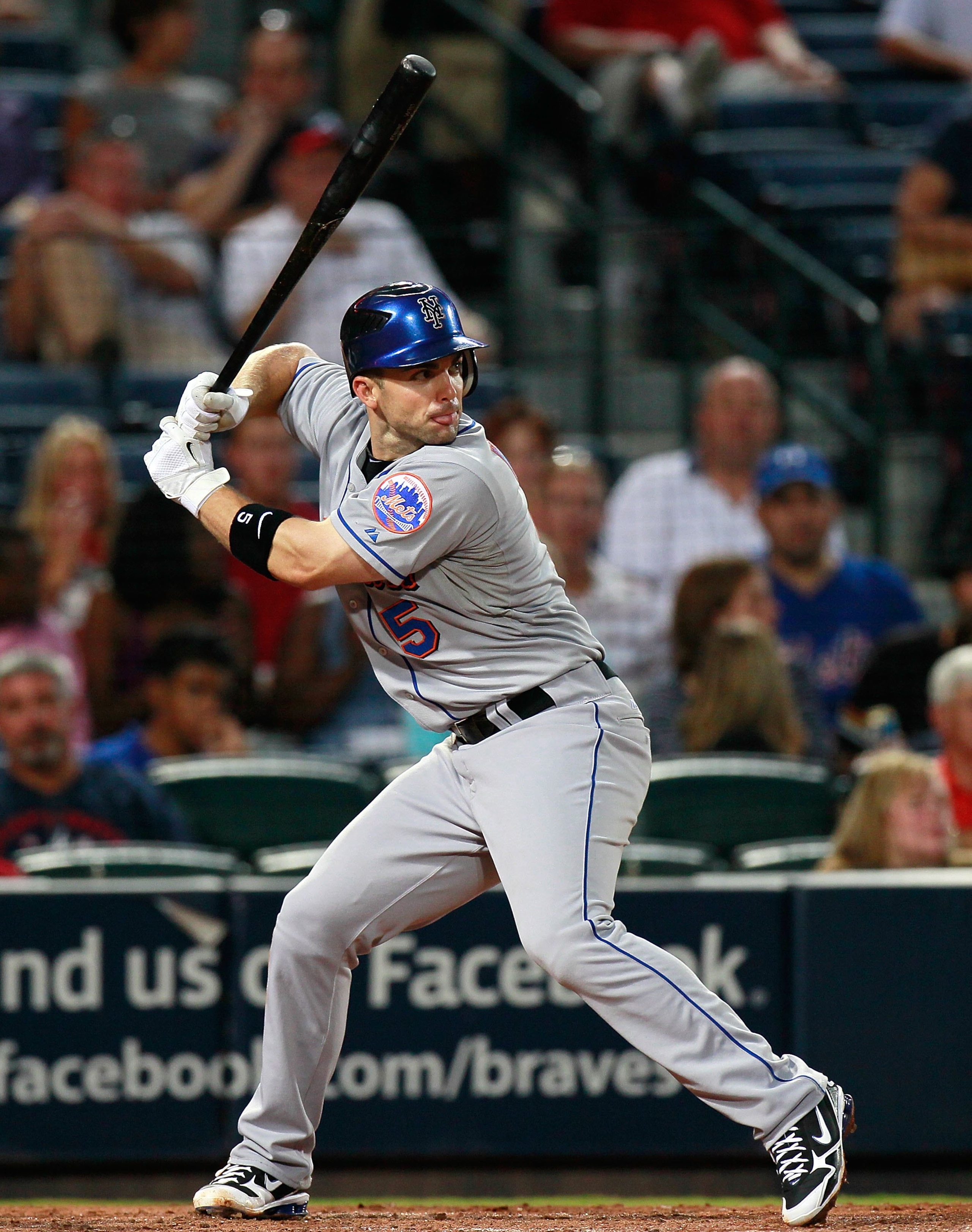 ATLANTA - SEPTEMBER 01:  David Wright #5 of the New York Mets against the Atlanta Braves at Turner Field on September 1, 2010 in Atlanta, Georgia.  (Photo by Kevin C. Cox/Getty Images)