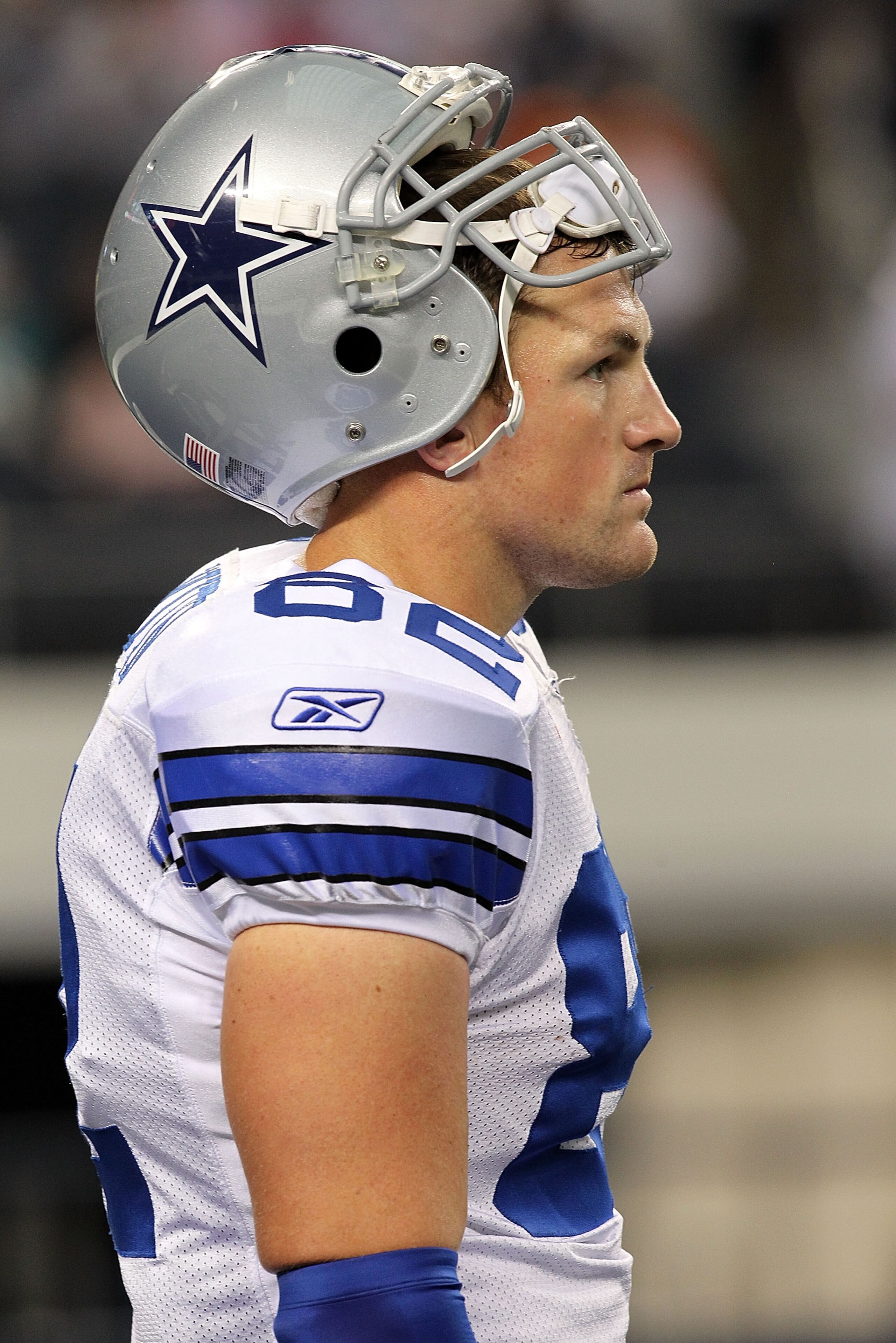 ARLINGTON, TX - SEPTEMBER 02:  Tight end Jason Witten #82 of the Dallas Cowboys at Cowboys Stadium on September 2, 2010 in Arlington, Texas.  (Photo by Ronald Martinez/Getty Images)