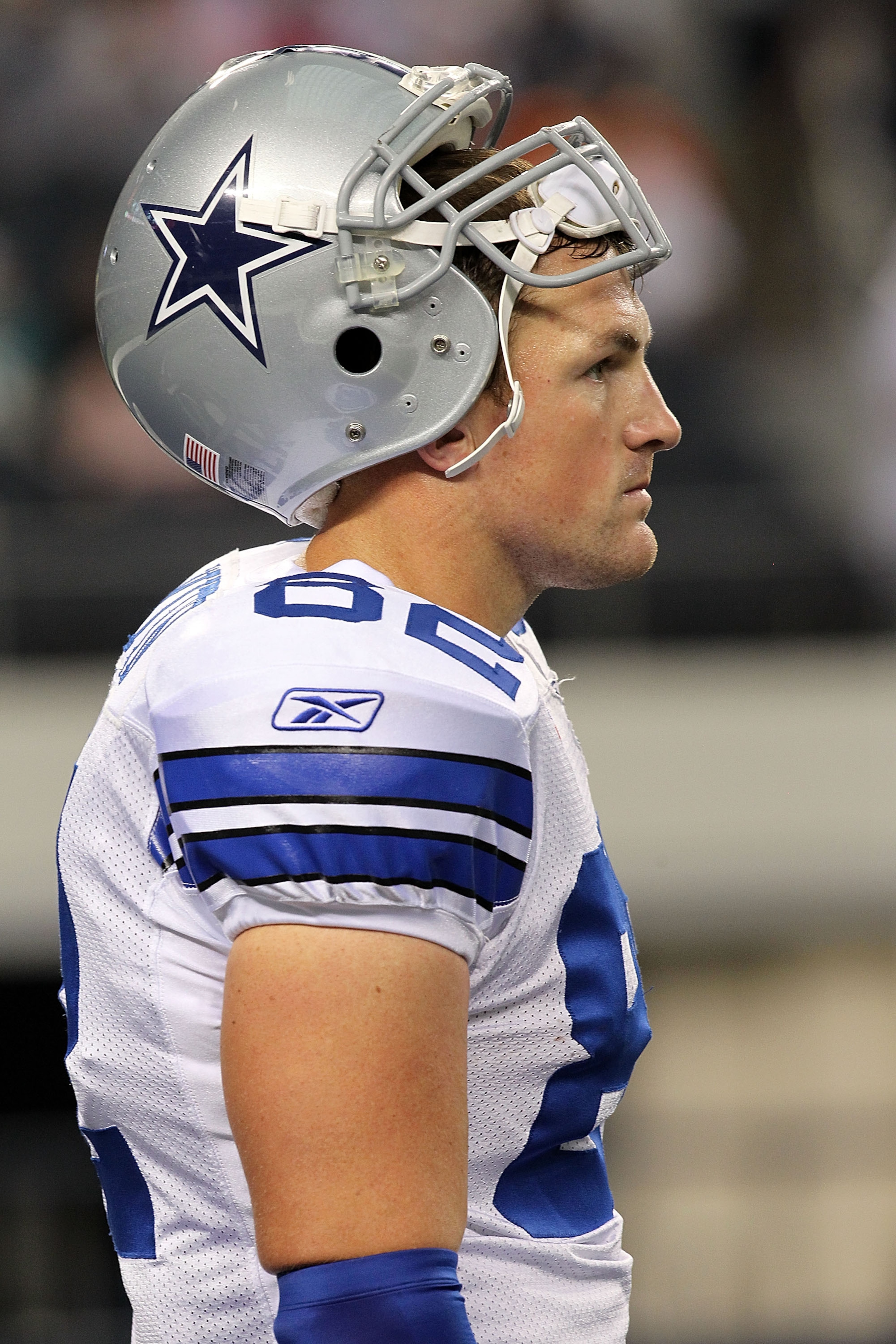 ARLINGTON, TX - SEPTEMBER 02: Tight end Jason Witten #82 of the Dallas Cowboys at Cowboys Stadium on September 2, 2010 in Arlington, Texas. (Photo by Ronald Martinez/Getty Images) ARLINGTON, TX - SEPTEMBER 02: Tight end Jason Witten #82 of the Dallas Cowboys at Cowboys Stadium on September 2, 2010 in Arlington, Texas. (Photo by Ronald Martinez/Getty Images)