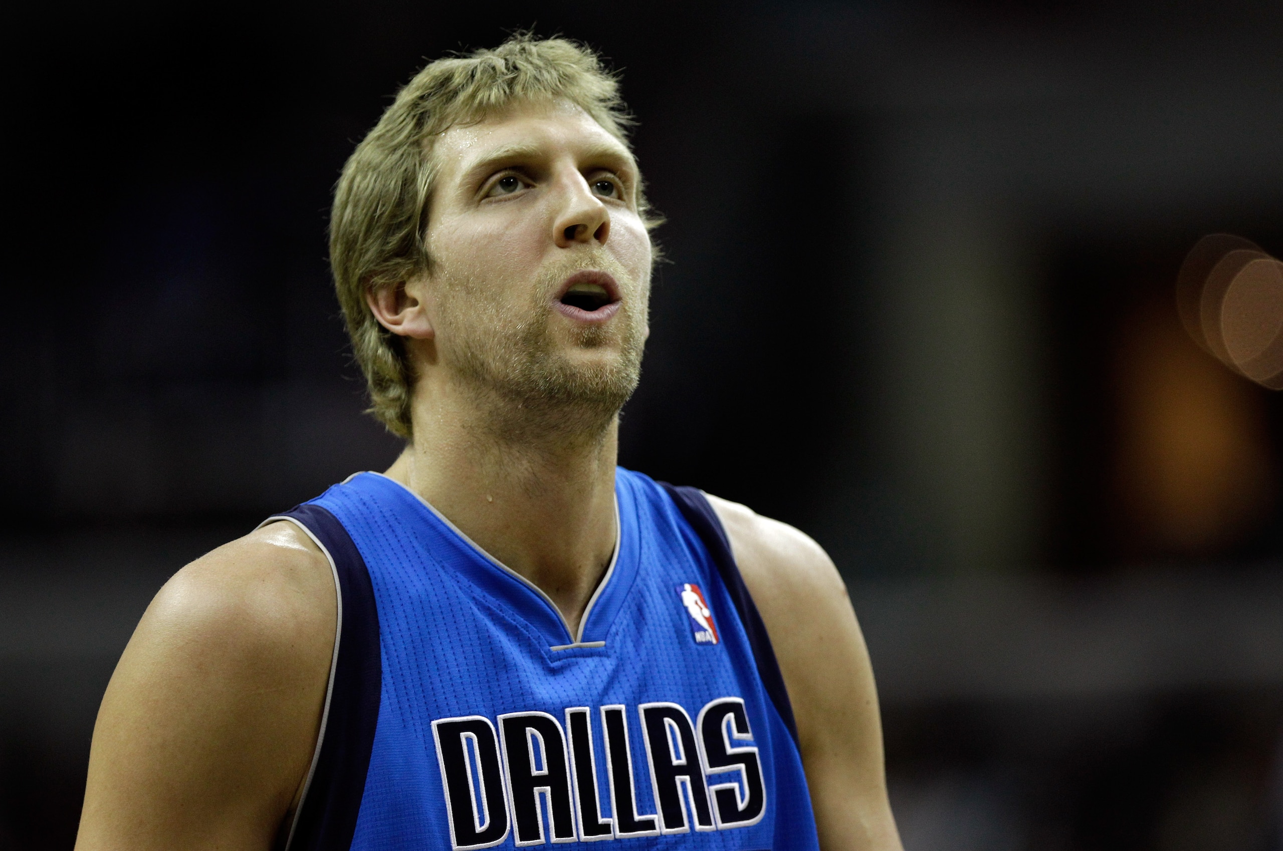 WASHINGTON, DC - FEBRUARY 26: Dirk Nowitzki #41 of the Dallas Mavericks waits to shoot a free throw against the Washington Wizards  at the Verizon Center on February 26, 2011 in Washington, DC. NOTE TO USER: User expressly acknowledges and agrees that, by
