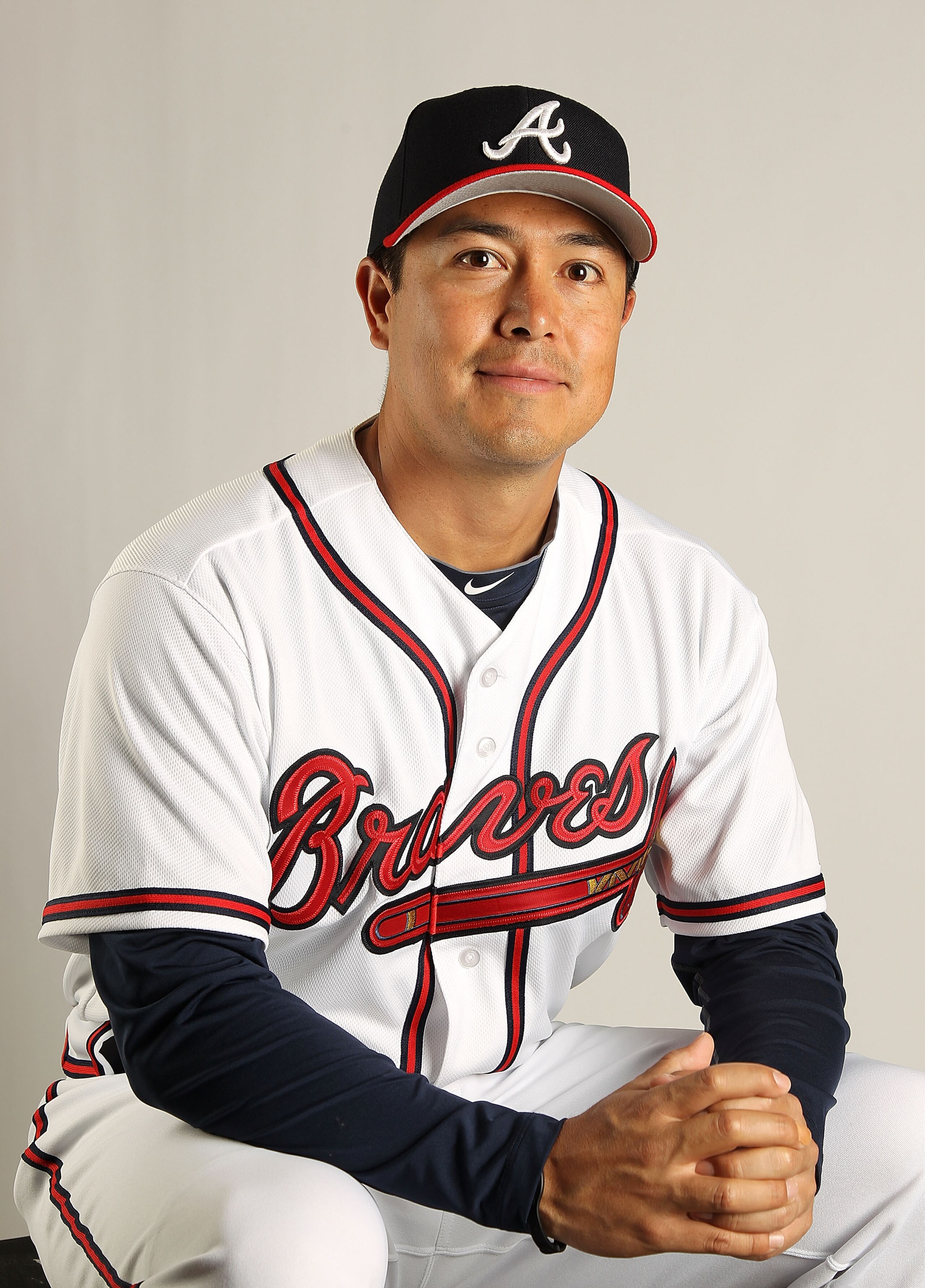 LAKE BUENA VISTA, FL - FEBRUARY 21: Rodrigo Lopez #40 of the Atlanta Braves during Photo Day at  Champion Stadium at ESPN Wide World of Sports of Complex on February 21, 2011 in Lake Buena Vista, Florida. (Photo by Mike Ehrmann/Getty Images)