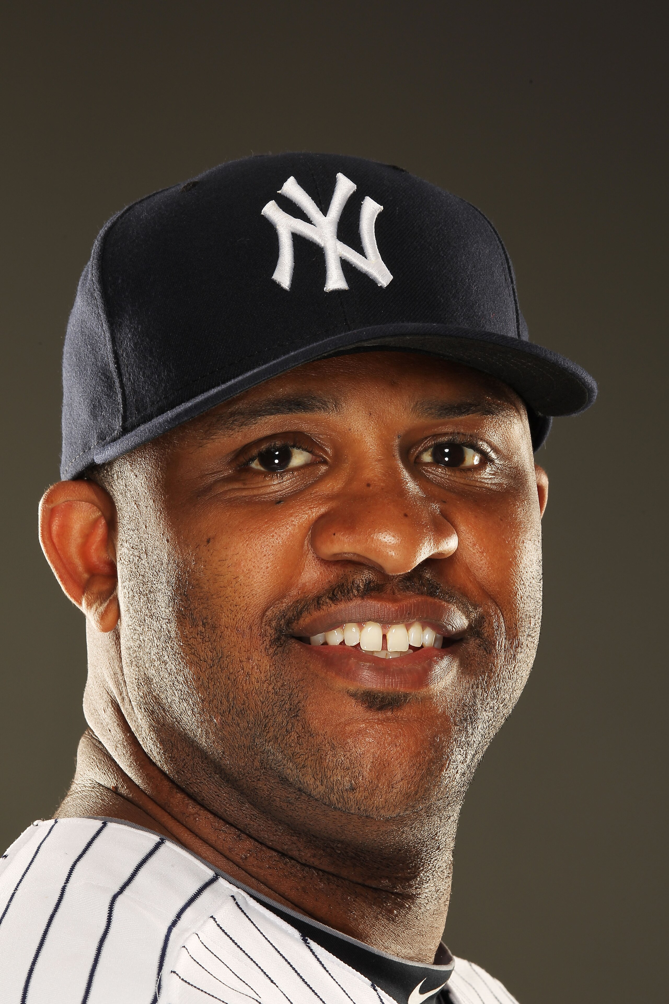 TAMPA, FL - FEBRUARY 23:  CC Sabathia #52 of the New York Yankees poses for a portrait on Photo Day at George M. Steinbrenner Field on February 23, 2011 in Tampa, Florida.  (Photo by Al Bello/Getty Images)