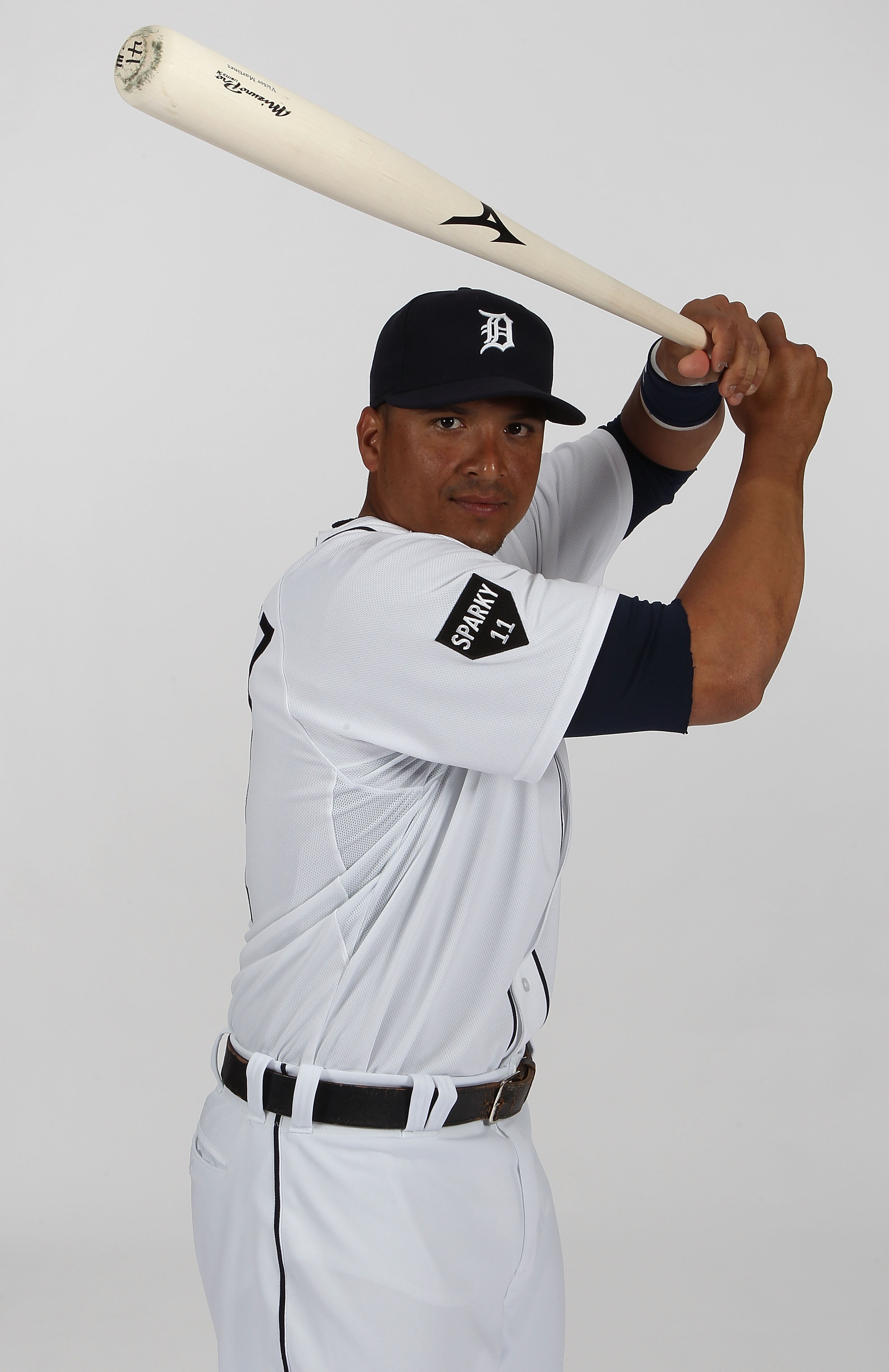LAKELAND, FL - FEBRUARY 21:  Victor Martinez #41 of the Detroit Tigers poses for a portrait during Photo Day on February 21, 2011 at Joker Marchant Stadium in Lakeland, Florida.  (Photo by Nick Laham/Getty Images)