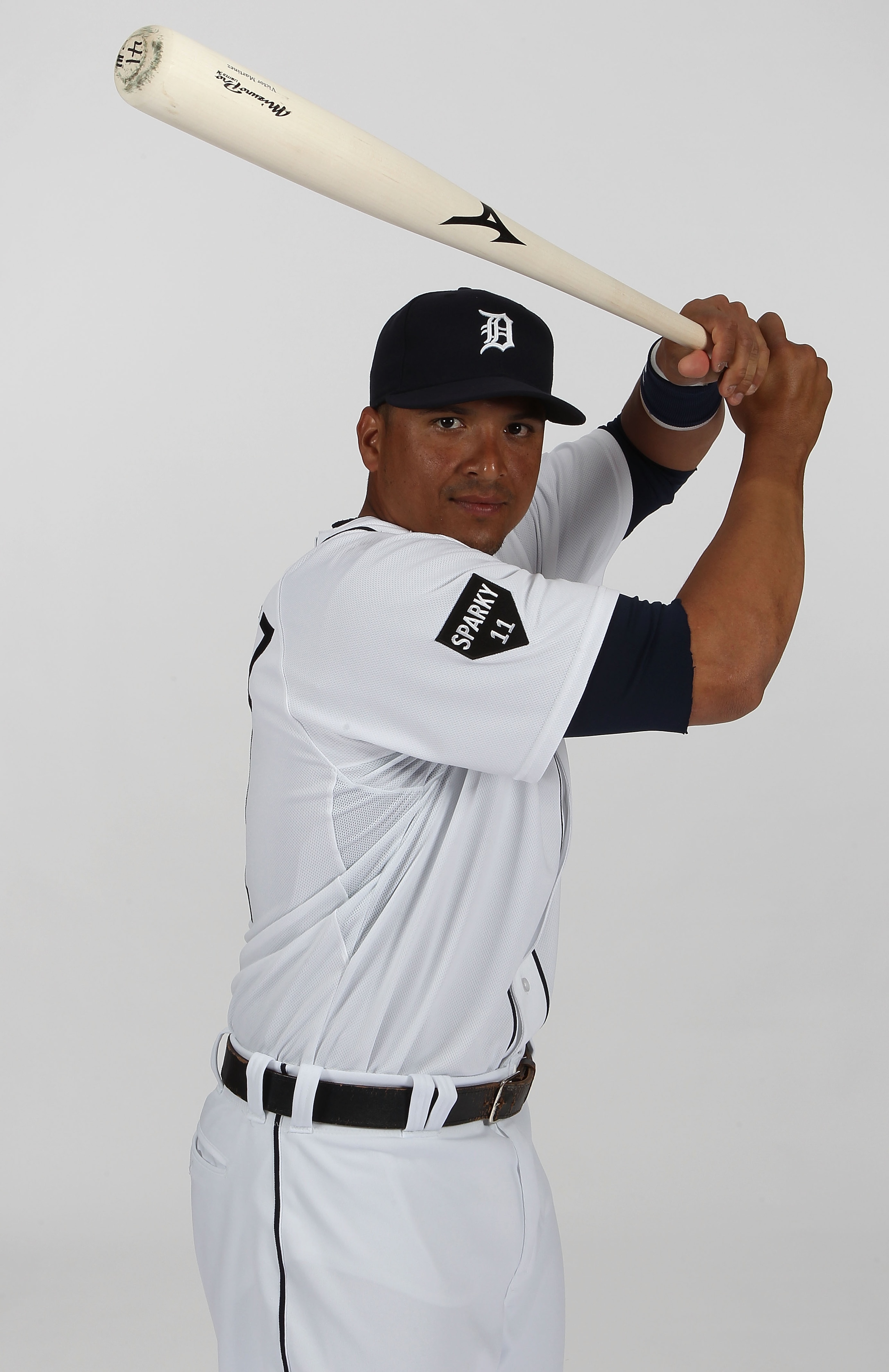 LAKELAND, FL - FEBRUARY 21:  Victor Martinez #41 of the Detroit Tigers poses for a portrait during Photo Day on February 21, 2011 at Joker Marchant Stadium in Lakeland, Florida.  (Photo by Nick Laham/Getty Images)