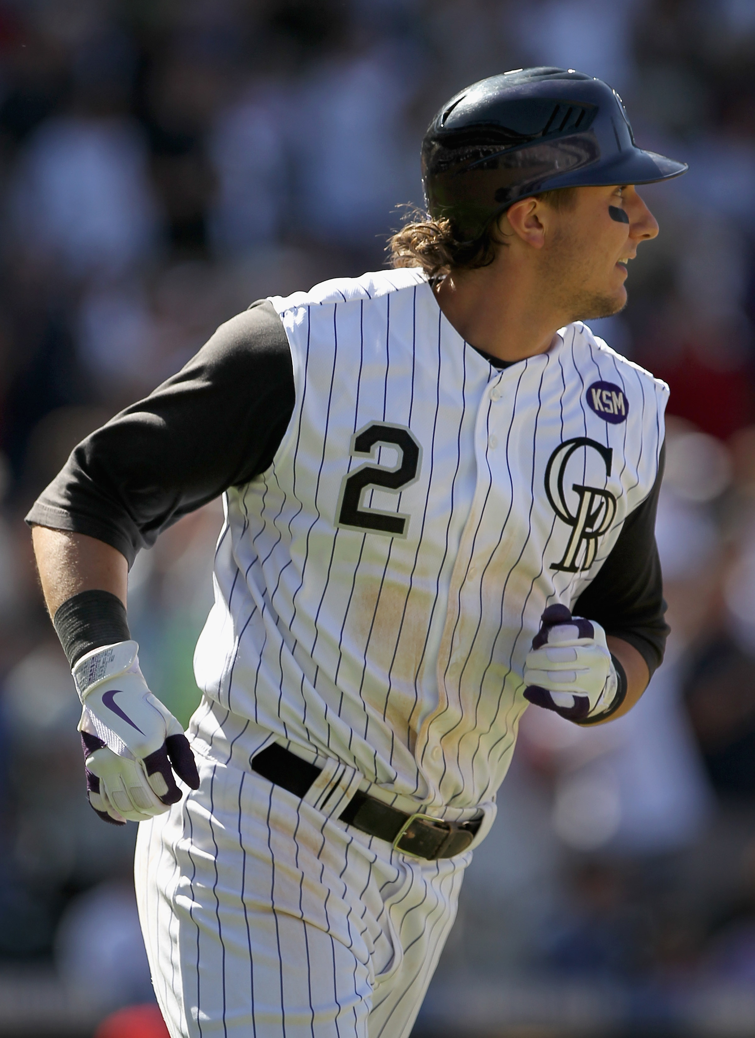 Sept. 29, 2010 - Denver, Colorado, U.S. - MLB Baseball - Colorado Rockies  shortstop TROY TULOWITZKI prepares before a