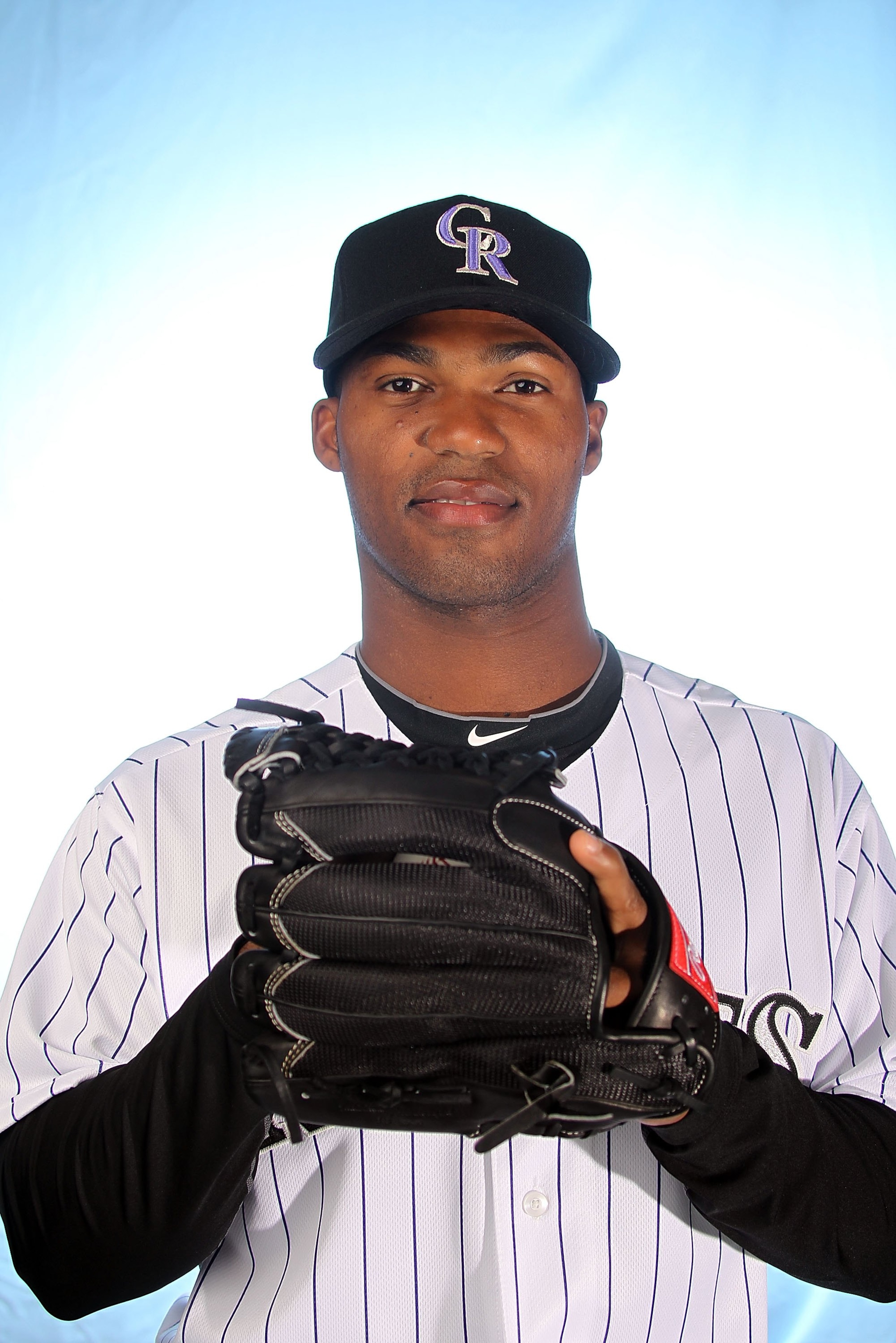 TUCSON, AZ - FEBRUARY 28:  Al Alburquerque of the Colorado Rockies poses for a photo during Spring Training Media Photo Day at Hi Corbett Field on February 28, 2010 in Tucson, Arizona.  (Photo by Ronald Martinez/Getty Images)