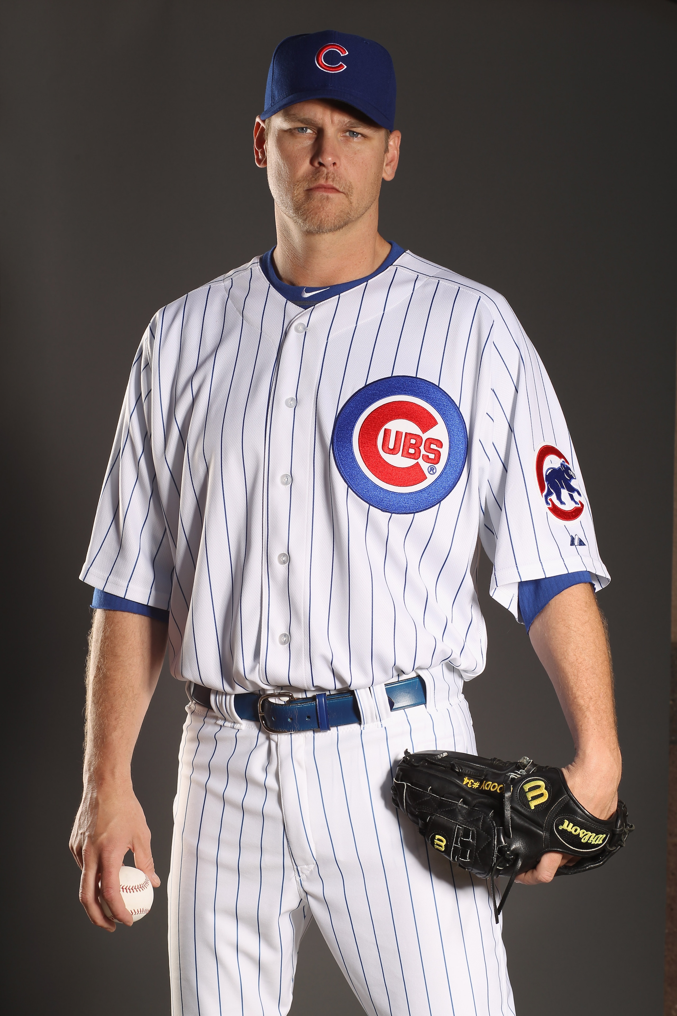 MESA, AZ - FEBRUARY 22: Kerry Wood #34 of the Chicago Cubs poses for a portrait during media photo day at Finch Park on February 22, 2011 in Mesa, Arizona. (Photo by Ezra Shaw/Getty Images) MESA, AZ - FEBRUARY 22: Kerry Wood #34 of the Chicago Cubs poses for a portrait during media photo day at Finch Park on February 22, 2011 in Mesa, Arizona. (Photo by Ezra Shaw/Getty Images)