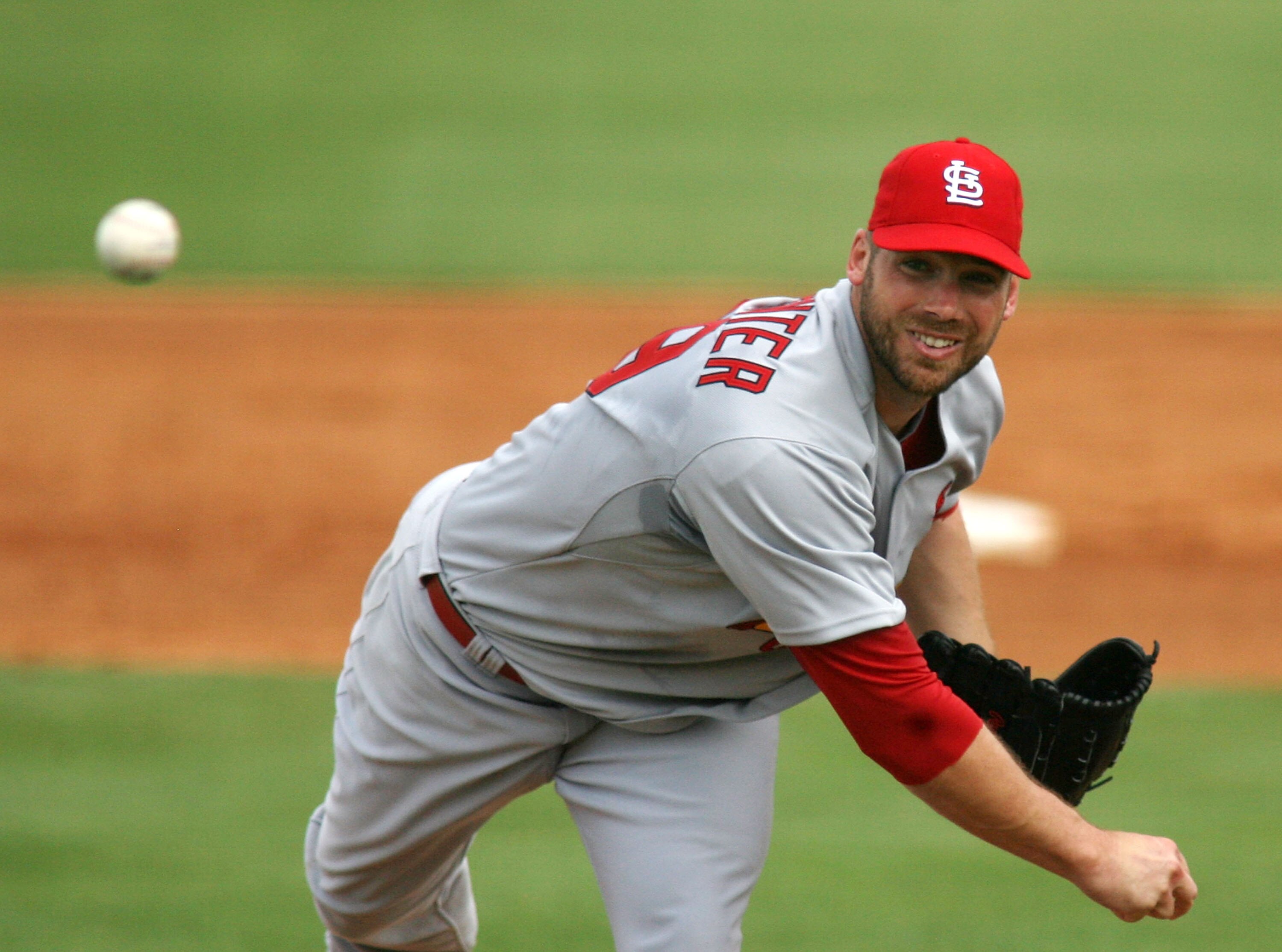 JUPITER, FL - MARCH 01: Pitcher Chris Carpenter #29 of the St. Louis Cardinals throws against the Florida Marlins at Roger Dean Stadium on March 1, 2011 in Jupiter, Florida. (Photo by Marc Serota/Getty Images) JUPITER, FL - MARCH 01: Pitcher Chris Carpenter #29 of the St. Louis Cardinals throws against the Florida Marlins at Roger Dean Stadium on March 1, 2011 in Jupiter, Florida. (Photo by Marc Serota/Getty Images)