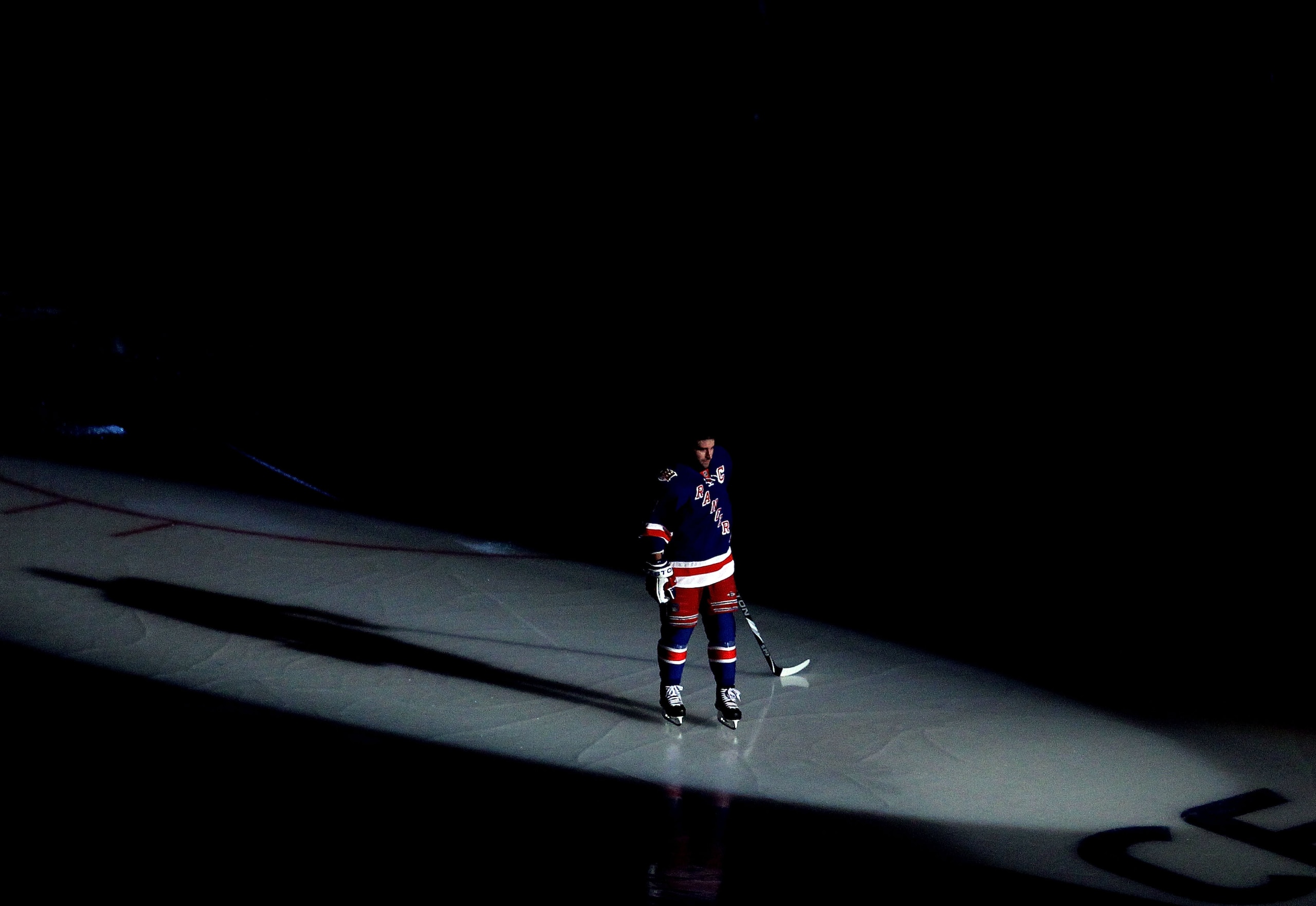 NEW YORK - OCTOBER 15:  Chris Drury #23 of the New York Rangers is introduced against the Toronto Maple Leafs during their game on October 15, 2010 at Madison Square Garden in New York City.  (Photo by Al Bello/Getty Images)
