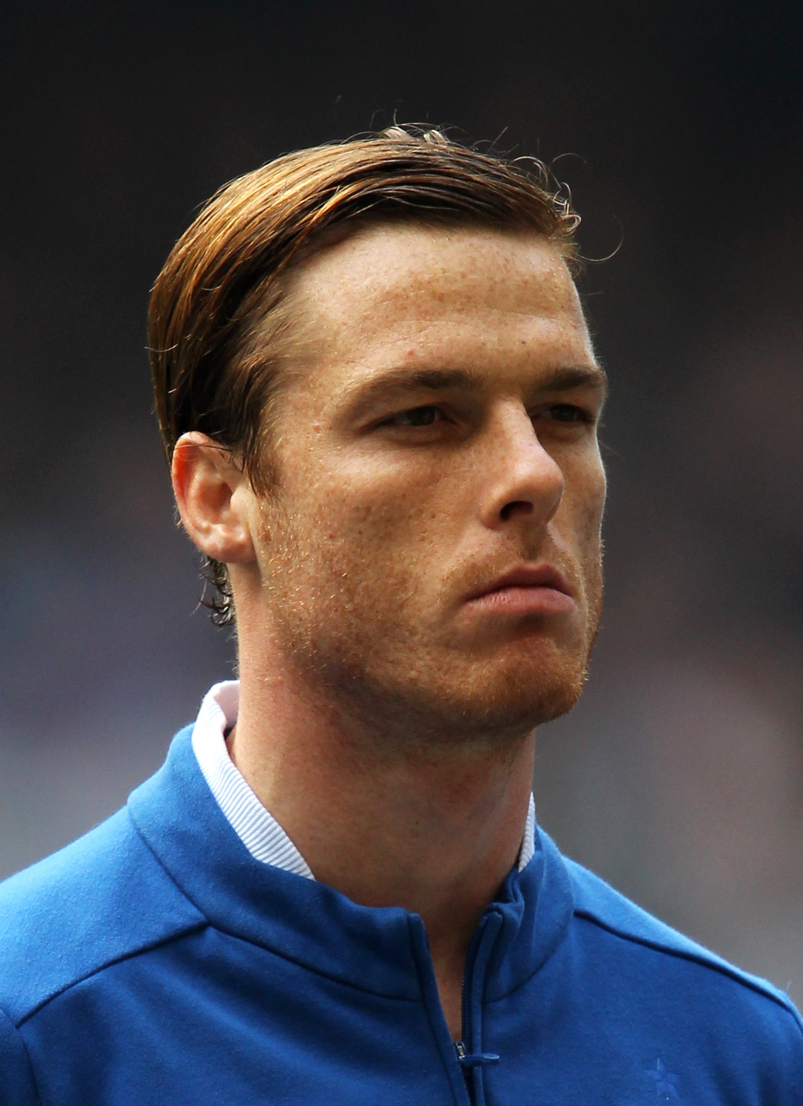 CARDIFF, WALES - MARCH 26: Scott Parker of England looks on during the UEFA EURO 2012 Group G qualifying match between Wales and England at the Millennium Stadium on March 26, 2011 in Cardiff, Wales.  (Photo by Alex Livesey/Getty Images)