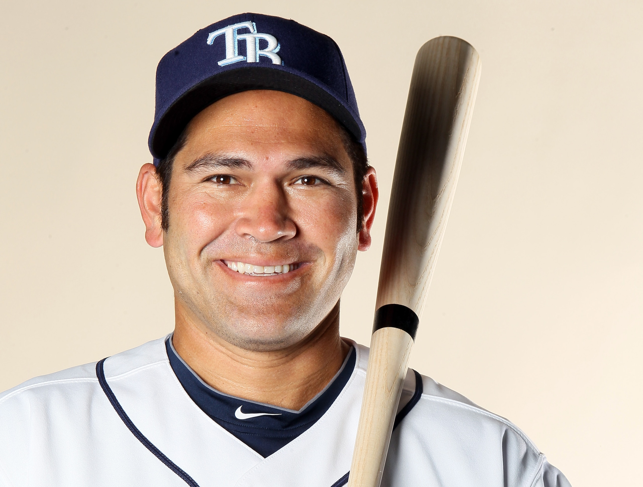 FT. MYERS, FL - FEBRUARY 22:  Johnny Damon #22 of the Tampa Bay Rays poses for a portrait during the Tampa Bay Rays Photo Day on February 22, 2011 at the Charlotte Sports Complex in Port Charlotte, Florida.  (Photo by Elsa/Getty Images)
