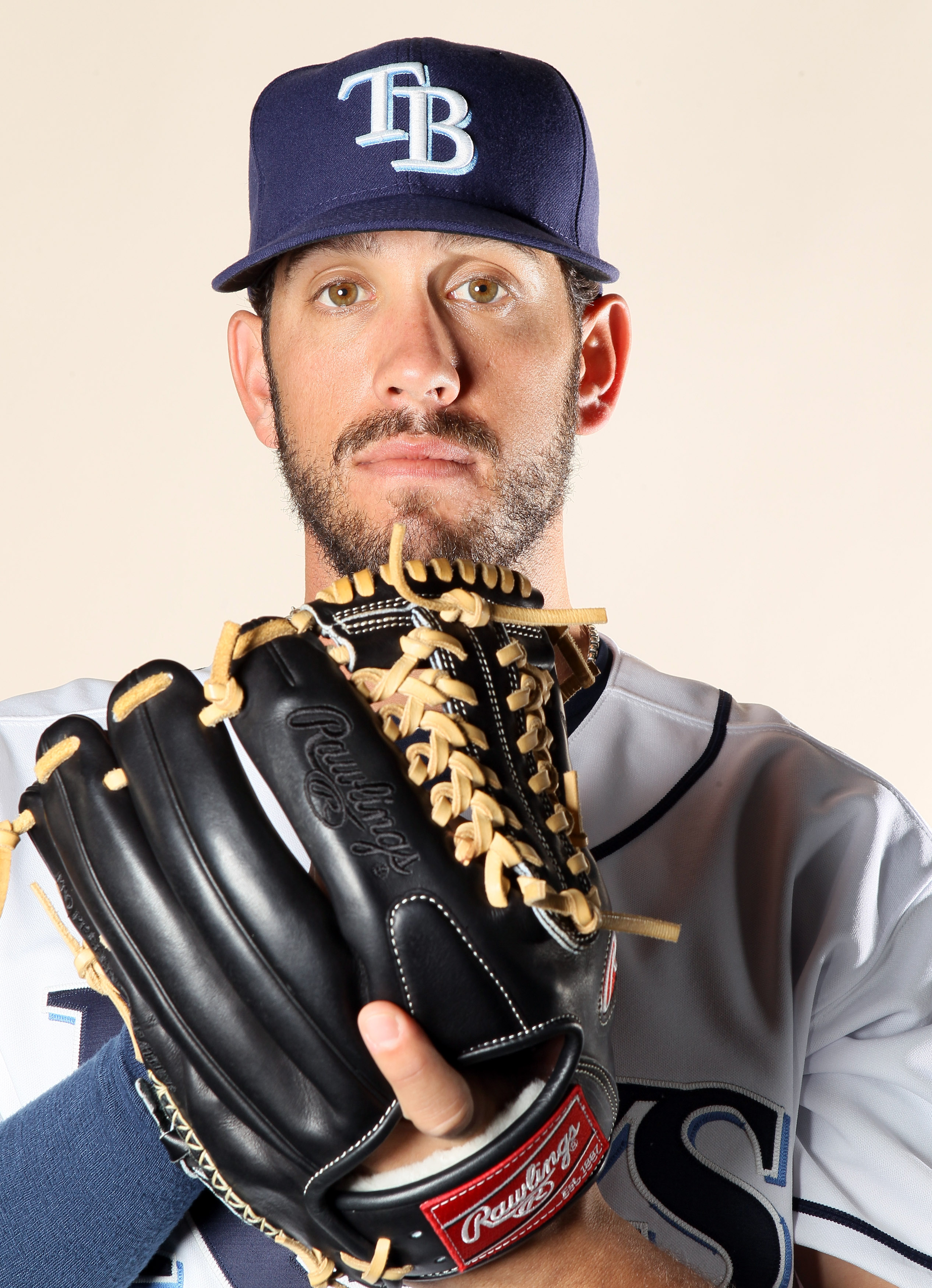 FT. MYERS, FL - FEBRUARY 22:  James Shields #33 of the Tampa Bay Rays poses for a portrait during the Tampa Bay Rays Photo Day on February 22, 2011 at the Charlotte Sports Complex in Port Charlotte, Florida.  (Photo by Elsa/Getty Images)