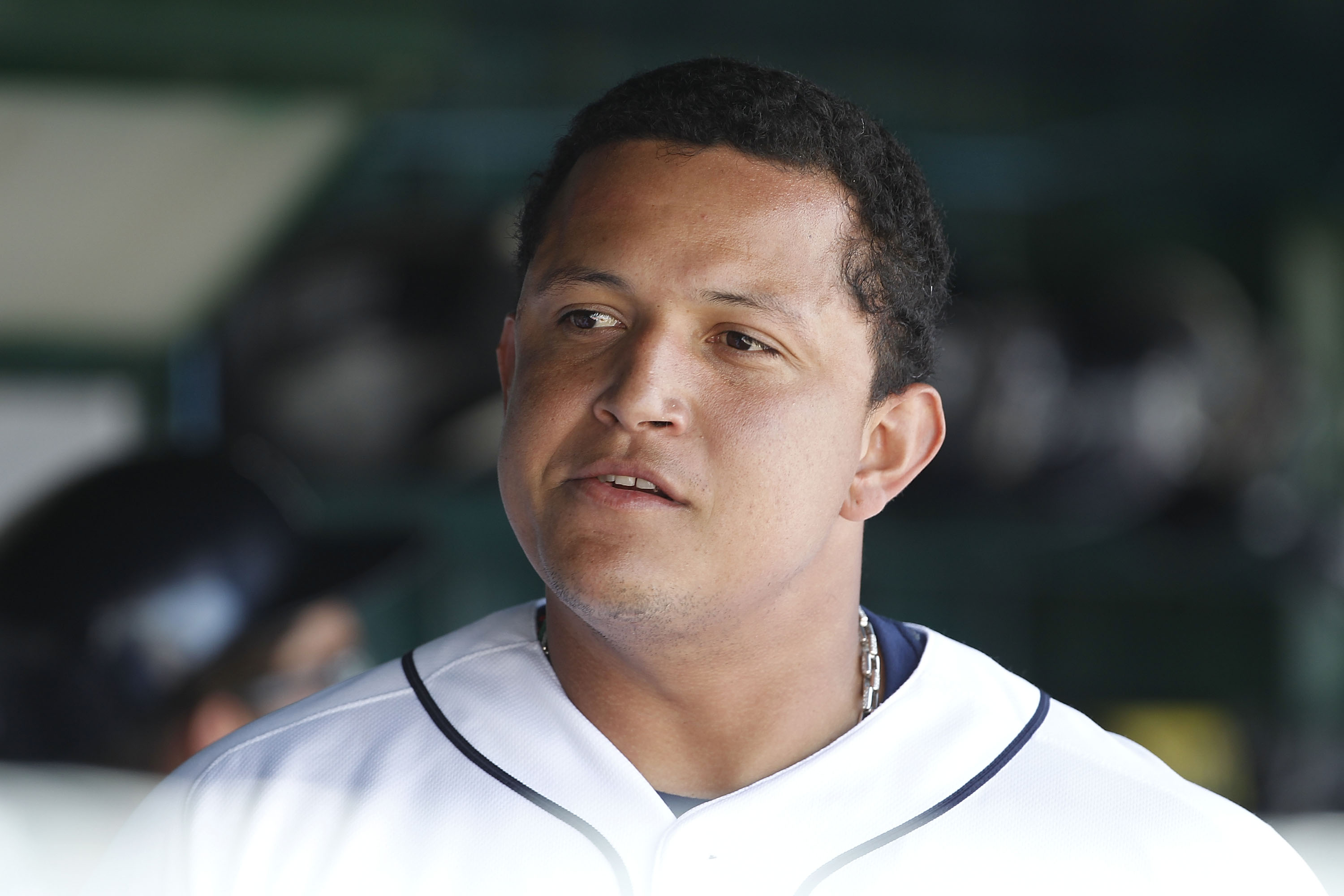 LAKELAND, FL - MARCH 02:  Miguel Cabrera #24 of the Detroit Tigers during the game against the Houston Astros at Joker Marchant Stadium on March 2, 2011 in Lakeland, Florida. The Astros defeated the Tigers 6-3.  (Photo by Leon Halip/Getty Images)