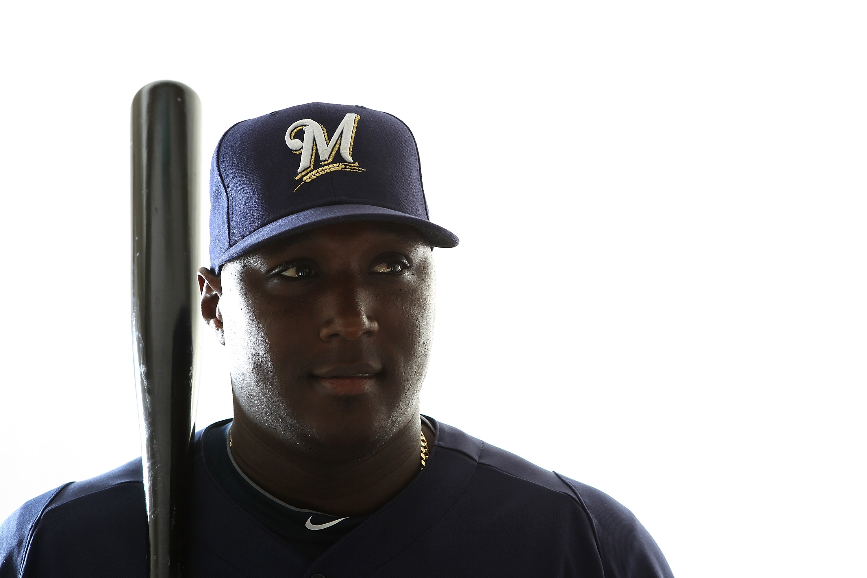 MARYVALE, AZ - FEBRUARY 24:  Yuniesky Betancourt #3 of the Milwaukee Brewers poses for a portrait during Spring Training Media Day on February 24, 2011 at Maryvale Stadium in Maryvale, Arizona.  (Photo by Jonathan Ferrey/Getty Images)