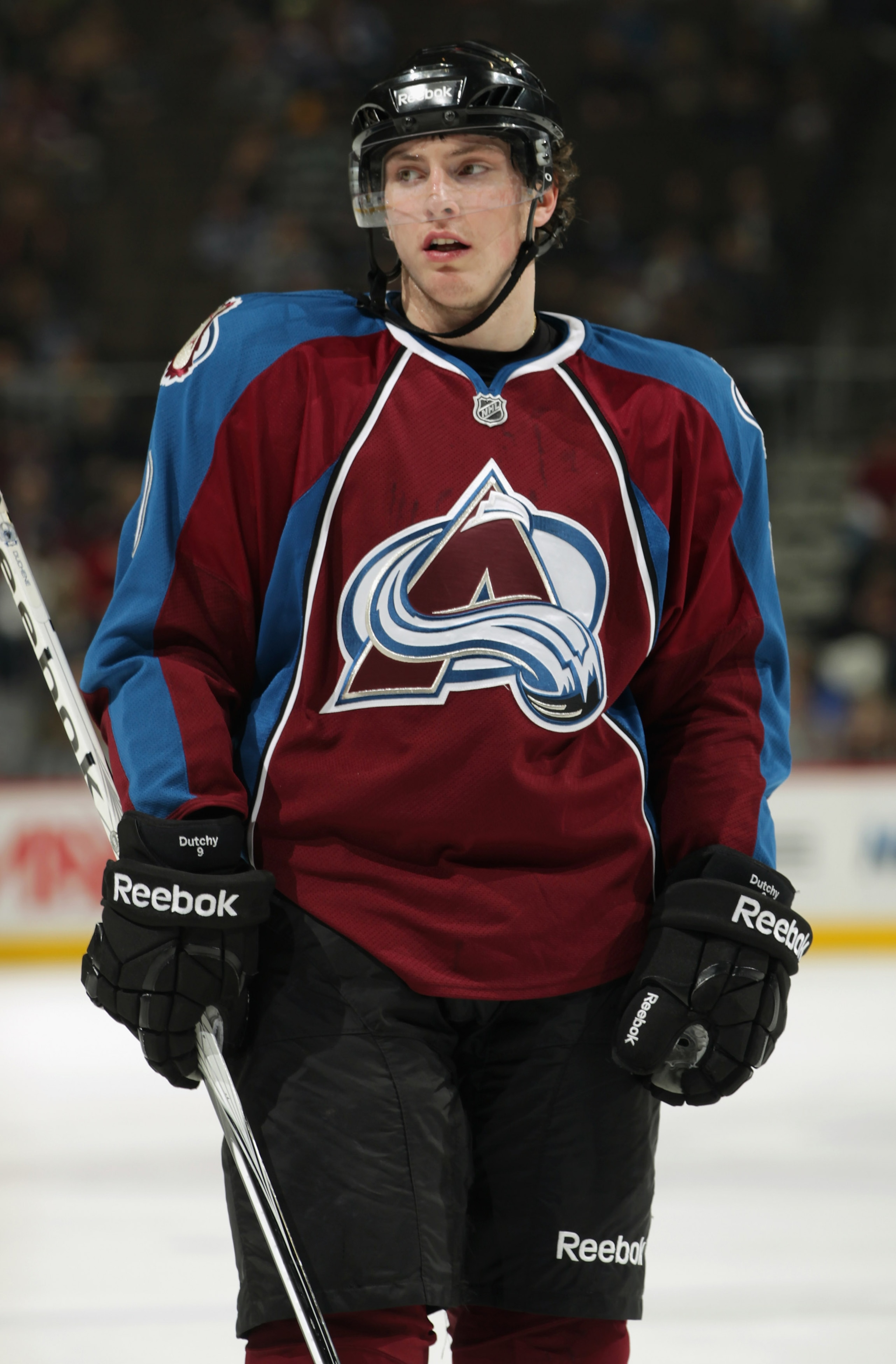 DENVER, CO - MARCH 22: Matt Duchene #9 of the Colorado Avalanche looks on during a break in the action against the Columbus Blue Jackets at the Pepsi Center on March 22, 2011 in Denver, Colorado. The Avalanche defeated the Blue Jackets 5-4 in an overtime DENVER, CO - MARCH 22: Matt Duchene #9 of the Colorado Avalanche looks on during a break in the action against the Columbus Blue Jackets at the Pepsi Center on March 22, 2011 in Denver, Colorado. The Avalanche defeated the Blue Jackets 5-4 in an overtime