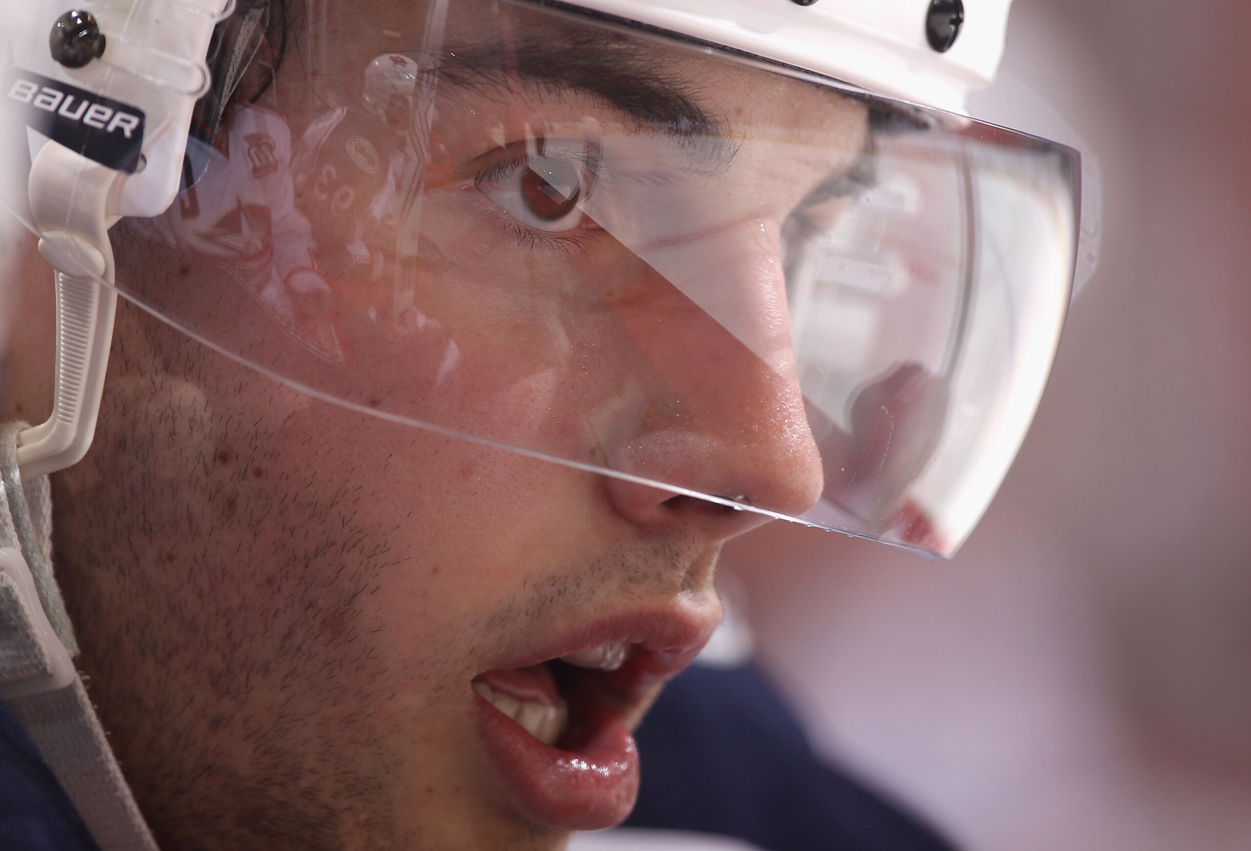 GLENDALE, AZ - MARCH 24: Derick Brassard #16 of the Columbus Blue Jackets watches from the bench during the NHL game against the Phoenix Coyotes at Jobing.com Arena on March 24, 2011 in Glendale, Arizona. The Coyotes defeated the Blue Jackets 3-0. (Phot GLENDALE, AZ - MARCH 24: Derick Brassard #16 of the Columbus Blue Jackets watches from the bench during the NHL game against the Phoenix Coyotes at Jobing.com Arena on March 24, 2011 in Glendale, Arizona. The Coyotes defeated the Blue Jackets 3-0. (Phot