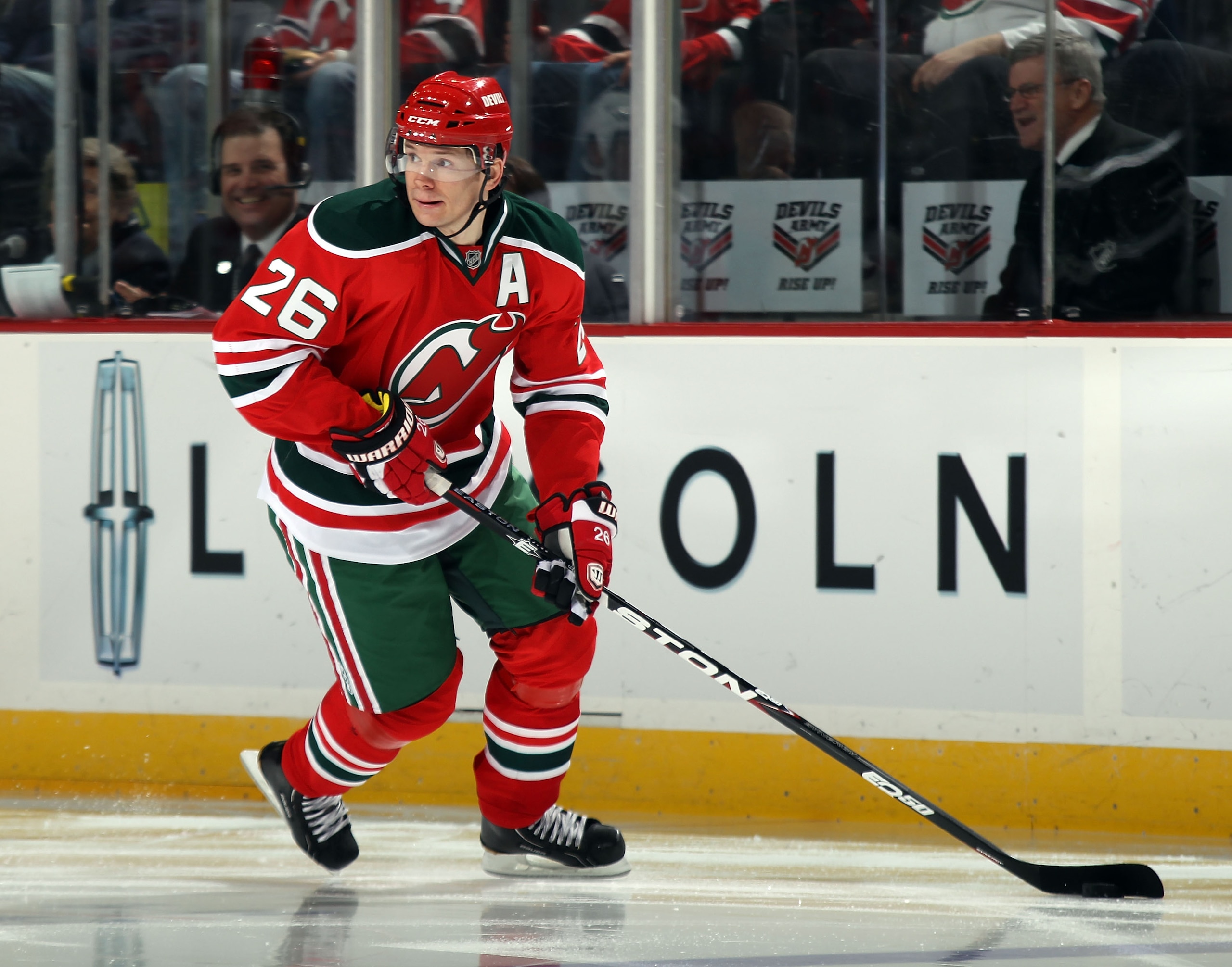NEWARK, NJ - MARCH 18: Patrik Elias #26 of the New Jersey Devils skates against the Washington Capitals at the Prudential Center on March 18, 2011 in Newark, New Jersey. The Capitals shut out the Devils 3-0. (Photo by Bruce Bennett/Getty Images) NEWARK, NJ - MARCH 18: Patrik Elias #26 of the New Jersey Devils skates against the Washington Capitals at the Prudential Center on March 18, 2011 in Newark, New Jersey. The Capitals shut out the Devils 3-0. (Photo by Bruce Bennett/Getty Images)