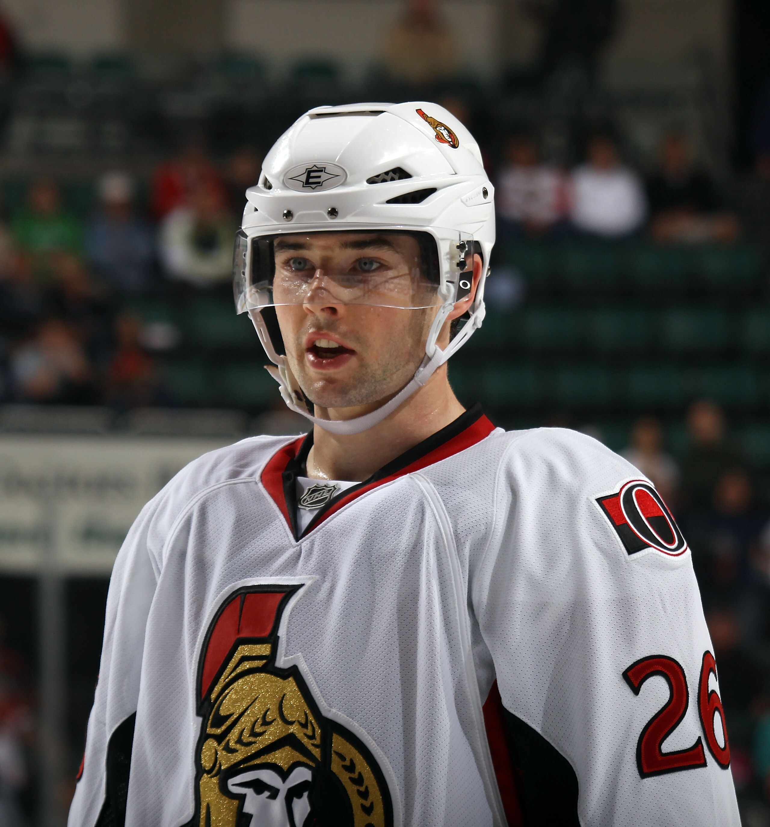 SUNRISE, FL - MARCH 10:Ryan Shannon #26 of the Ottawa Senators skates against the Florida Panthers at the BankAtlantic Center on March 10, 2011 in Sunrise, Florida. (Photo by Bruce Bennett/Getty Images) SUNRISE, FL - MARCH 10:Ryan Shannon #26 of the Ottawa Senators skates against the Florida Panthers at the BankAtlantic Center on March 10, 2011 in Sunrise, Florida. (Photo by Bruce Bennett/Getty Images)