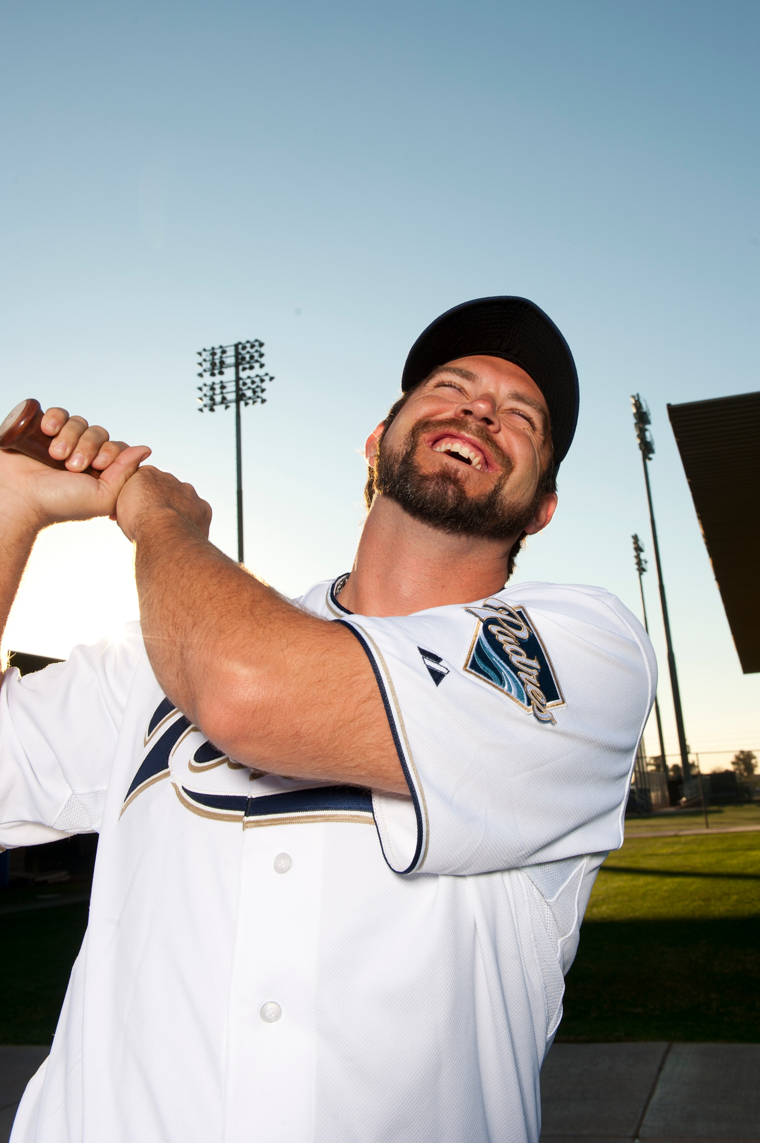 PEORIA, AZ - FEBRUARY 23: Heath Bell #21 of the San Diego Padres poses during their photo day at the Padres Spring Training Complex on February 23, 2011 in Peoria, Arizona. (Photo by Rob Tringali/Getty Images)