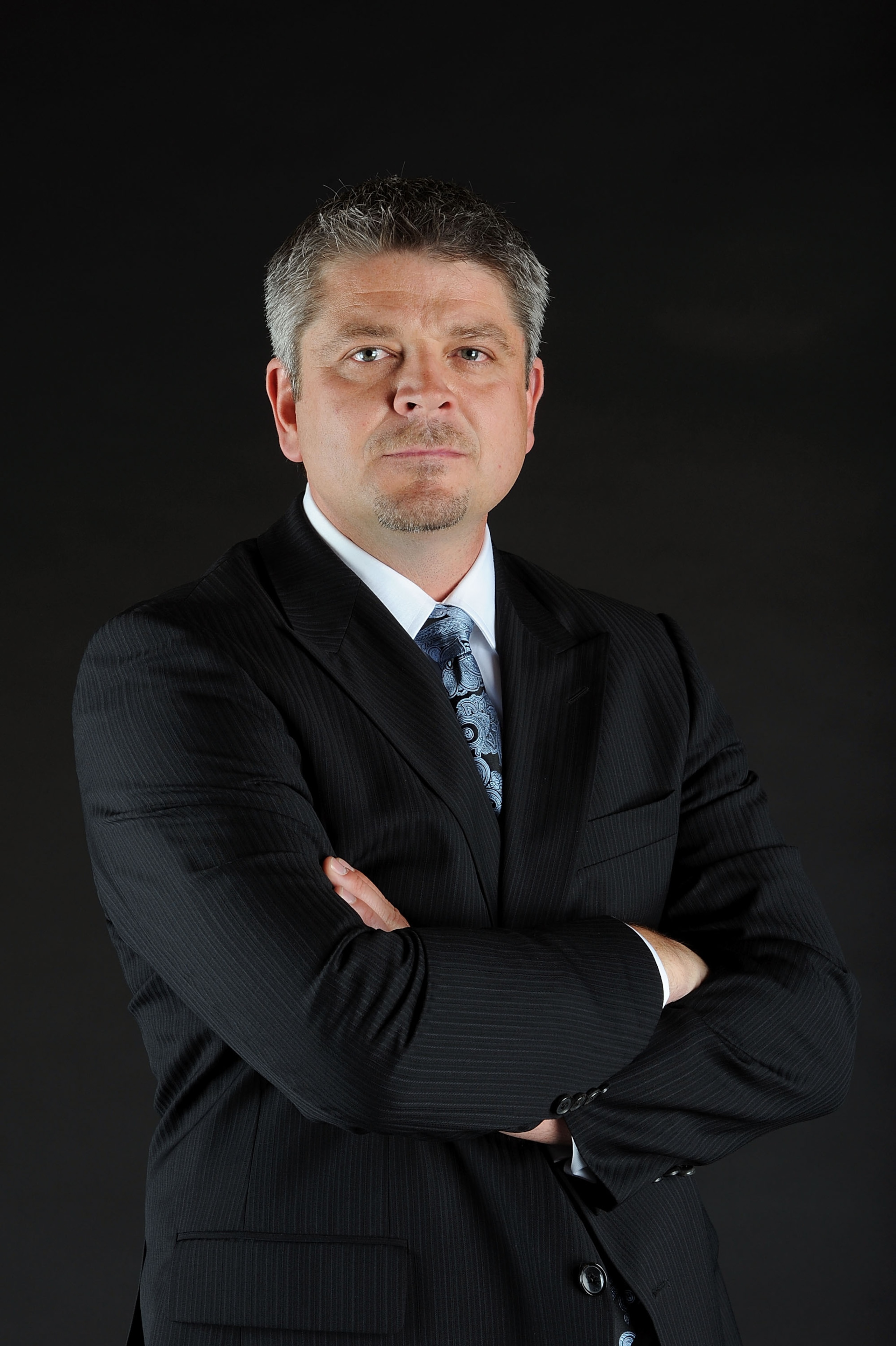 LAS VEGAS - JUNE 18:  San Jose Sharks head coach Todd McClellan poses for a portrait at the 2009 NHL Awards at the Palms Casino Resort on June 18, 2009 in Las Vegas, Nevada.  (Photo by Harry How/Getty Images for NHL)