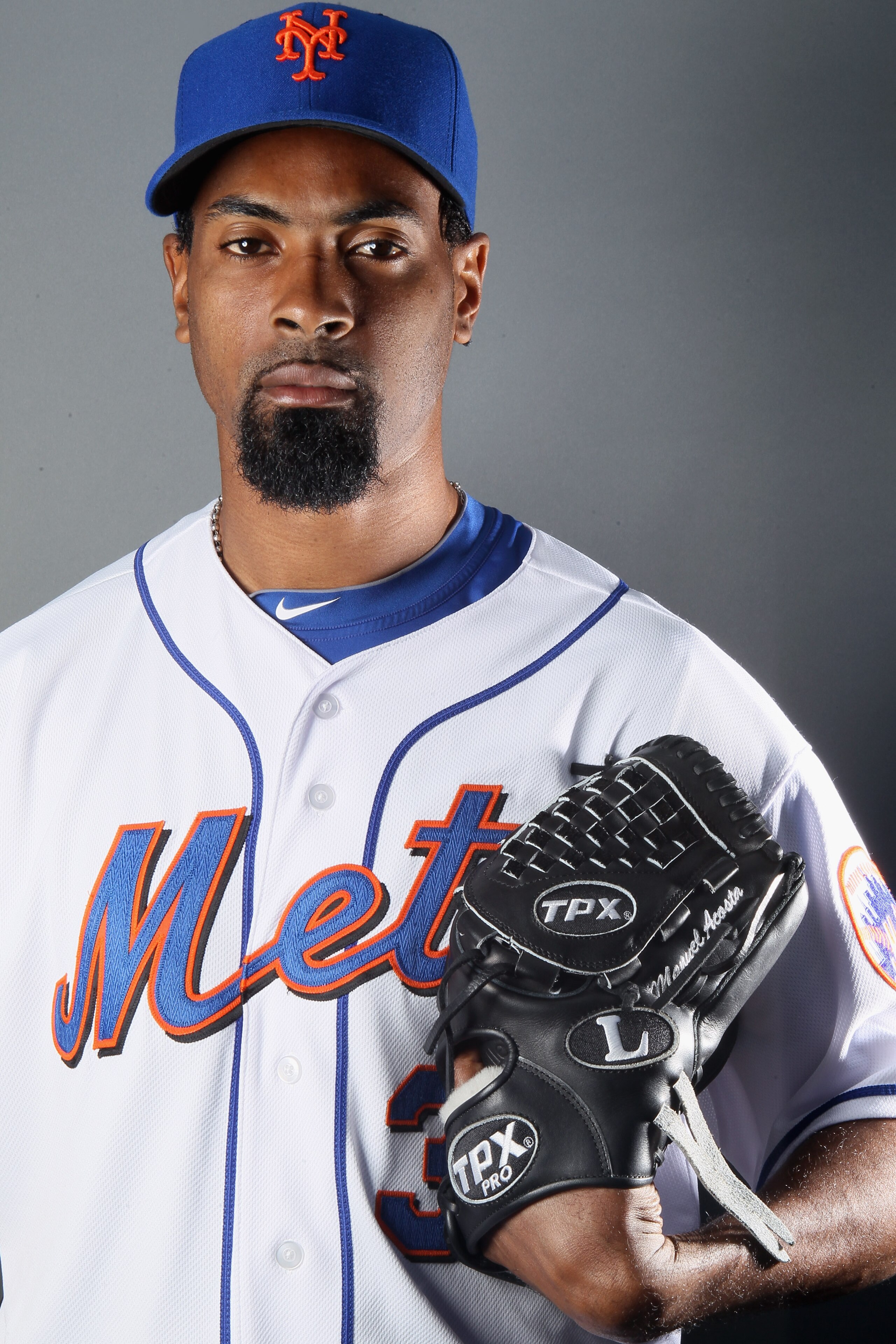 PORT ST. LUCIE, FL - FEBRUARY 24: RY 24: Manny Acosta #36 of the New York Mets poses for a portrait during the New York Mets Photo Day on February 24, 2011 at Digital Domain Park in Port St. Lucie, Florida. (Photo by Elsa/Getty Images) PORT ST. LUCIE, FL - FEBRUARY 24: RY 24: Manny Acosta #36 of the New York Mets poses for a portrait during the New York Mets Photo Day on February 24, 2011 at Digital Domain Park in Port St. Lucie, Florida. (Photo by Elsa/Getty Images)