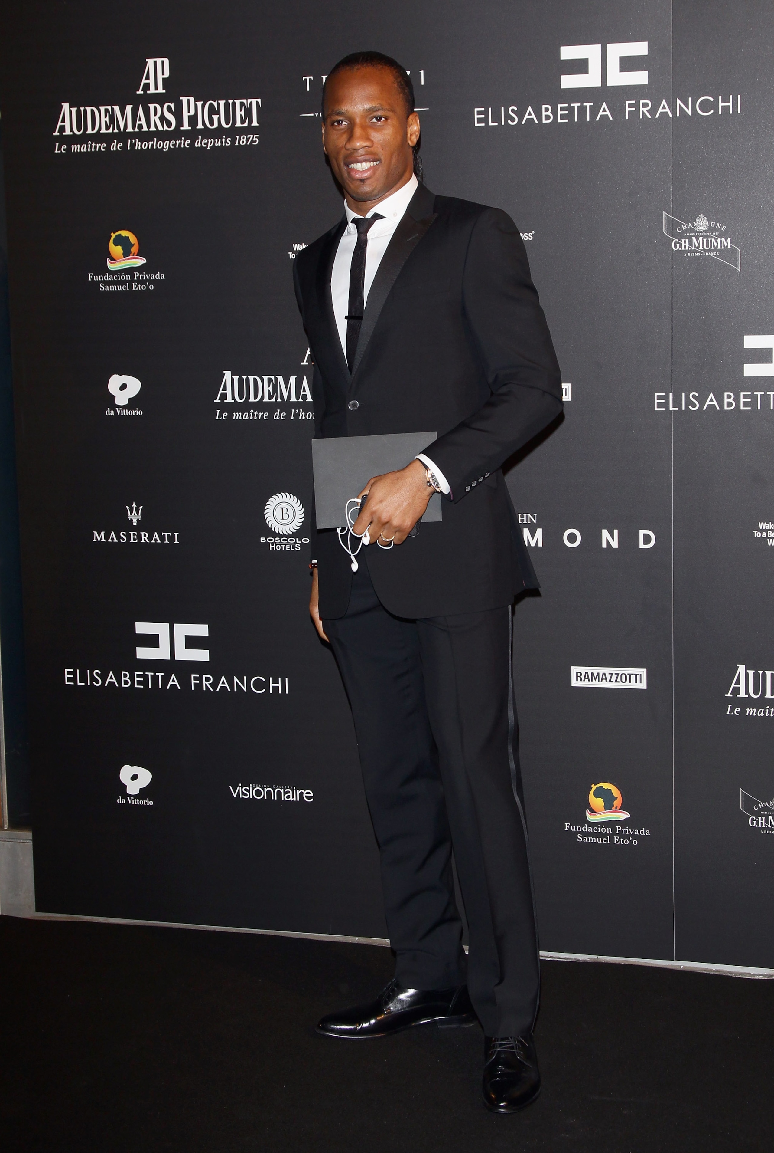 MILAN, ITALY - MARCH 17:  Didier Drogba attends the 'Fundaction Privada Samuel Eto'o' Charity Event  Red Carpet on March 17, 2011 in Milan, Italy.  (Photo by Vittorio Zunino Celotto/Getty Images)