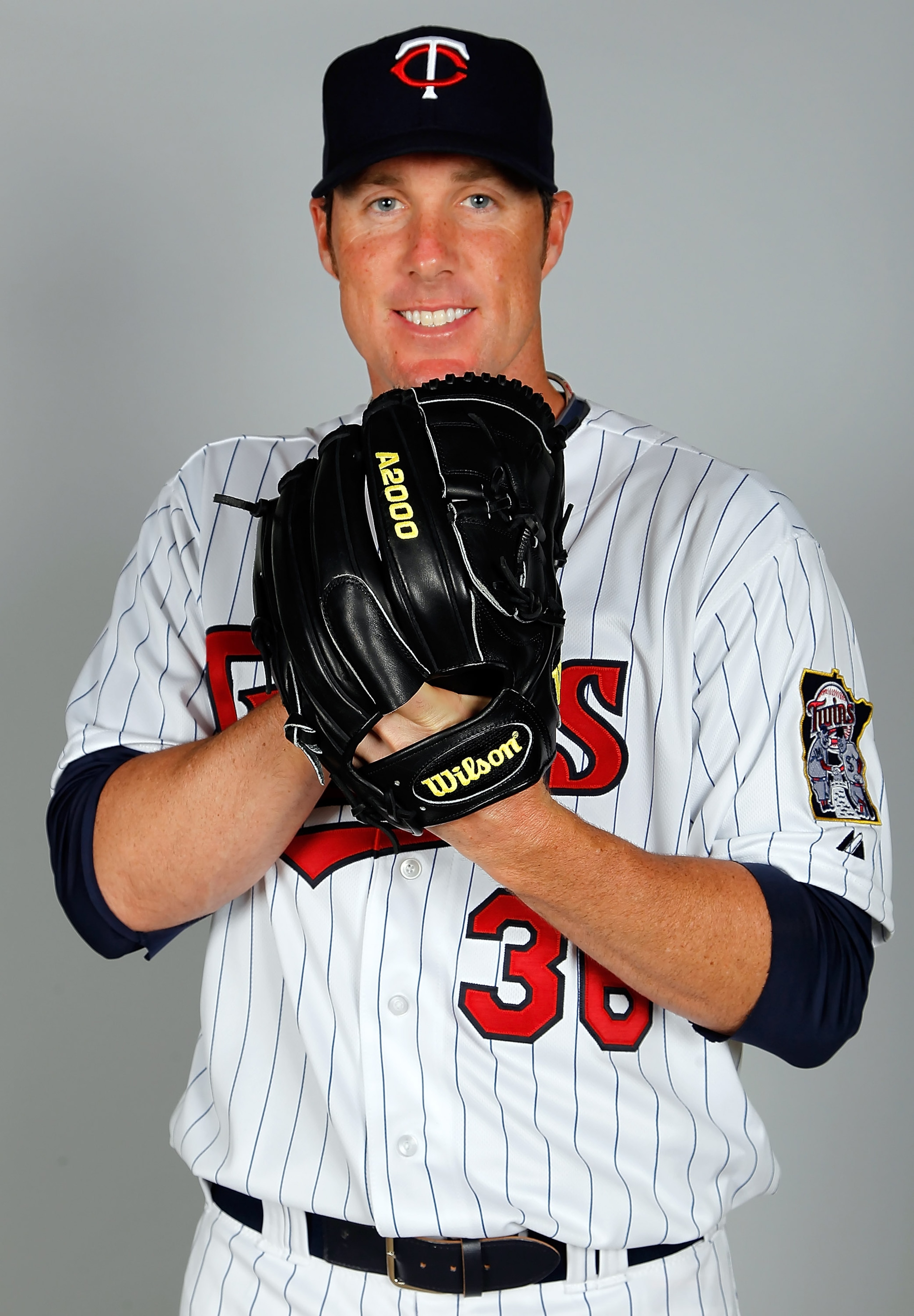 FORT MYERS, FL - FEBRUARY 25:  Pitcher Joe Nathan #36 of the Minnesota Twins poses for a photo during photo day at Hammond Stadium on February 25, 2011 in Fort Myers, Florida.  (Photo by J. Meric/Getty Images)
