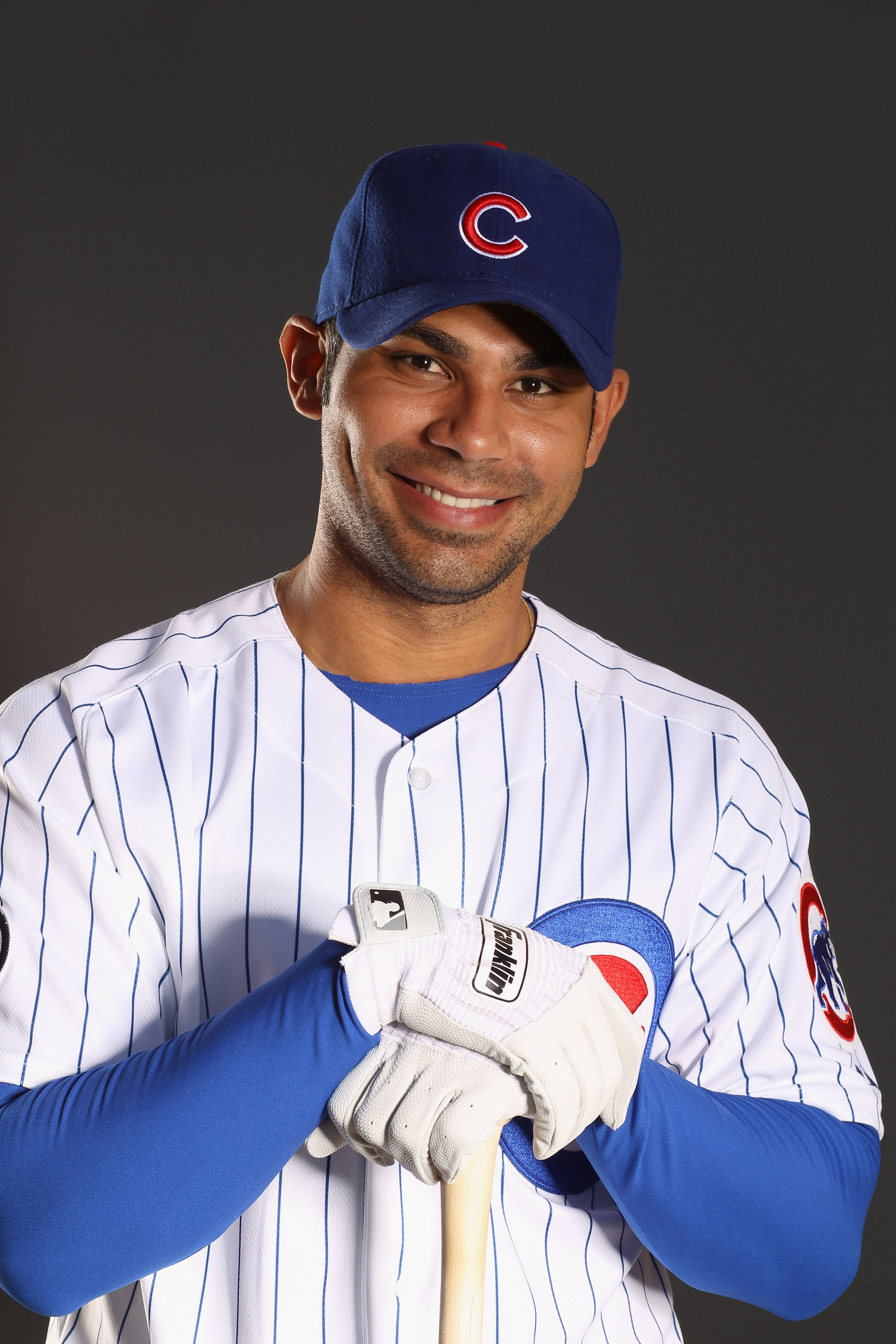 MESA, AZ - FEBRUARY 22:  Carlos Pena of the Chicago Cubs poses for a portrait during media photo day at Finch Park on February 22, 2011 in Mesa, Arizona.  (Photo by Ezra Shaw/Getty Images)
