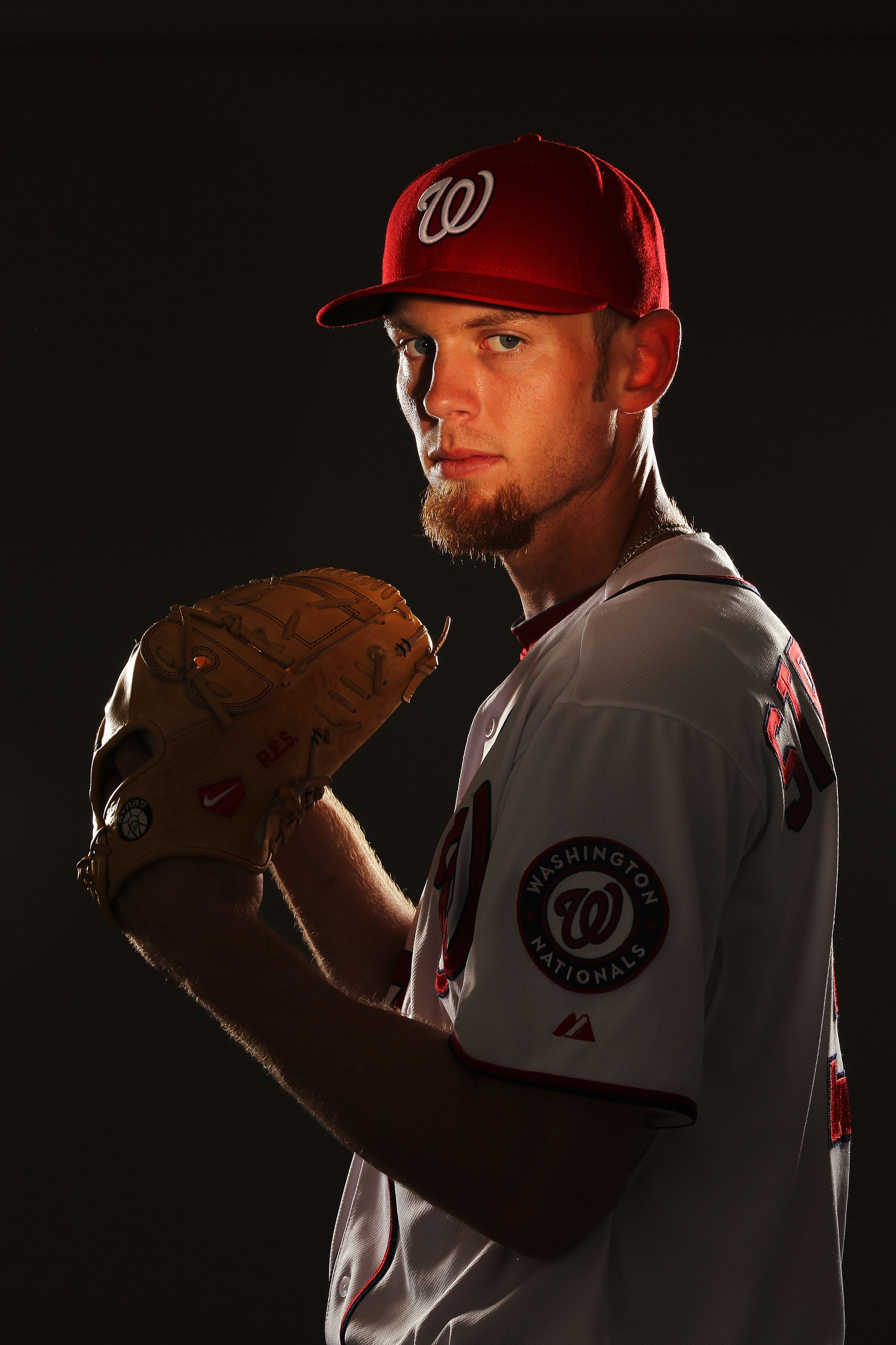 VIERA, FL - FEBRUARY 25:  Stephen Strasburg #37 of the Washington Nationals poses for a portrait during Spring Training Photo Day at Space Coast Stadium on February 25, 2011 in Viera, Florida.  (Photo by Al Bello/Getty Images)