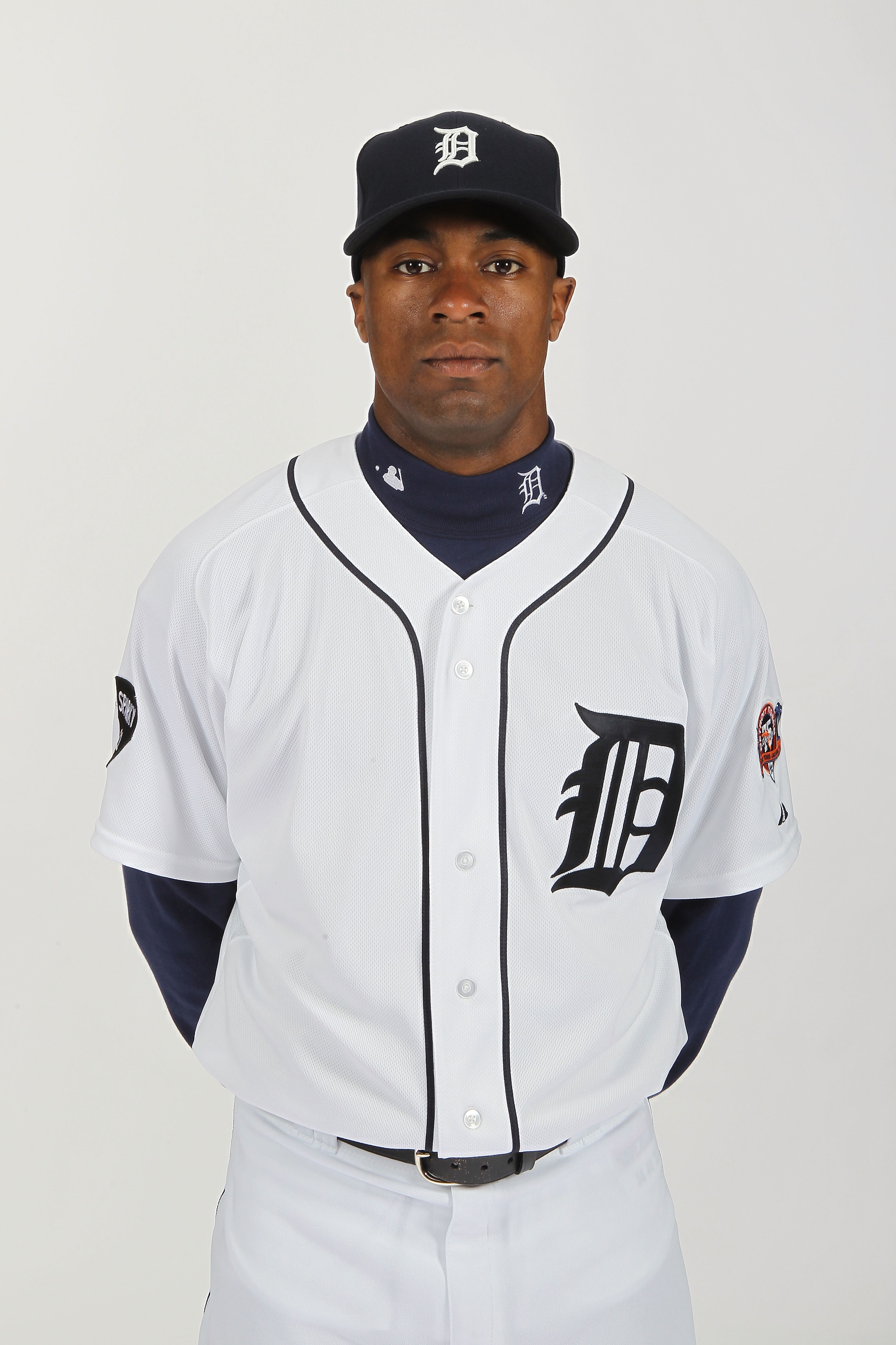 LAKELAND, FL - FEBRUARY 21:  Austin Jackson #14 of the Detroit Tigers poses for a portrait during Photo Day on February 21, 2011  at Joker Marchant Stadium in Lakeland, Florida.  (Photo by Nick Laham/Getty Images)