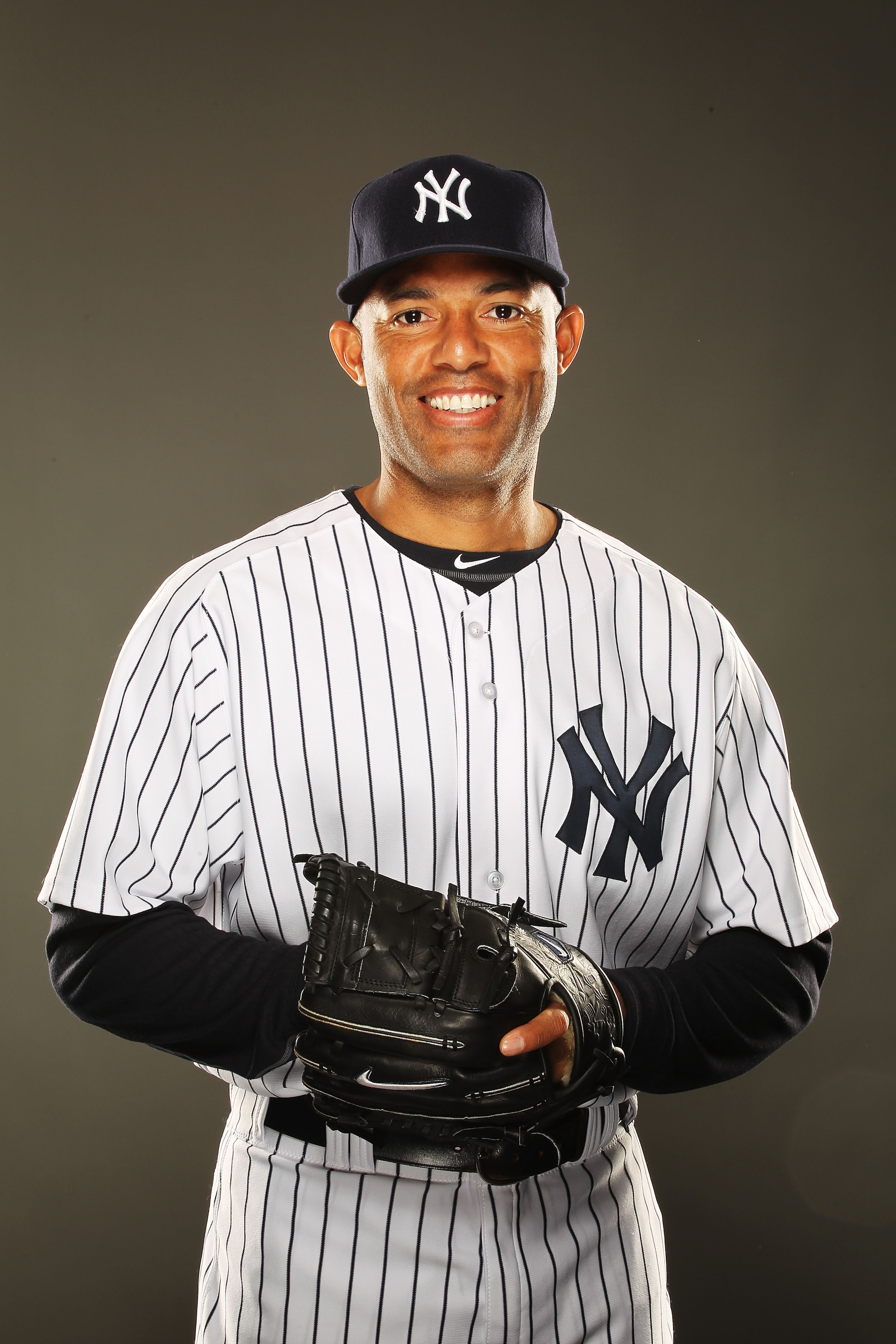 TAMPA, FL - FEBRUARY 23:  Mariano Rivera #42 of the New York Yankees poses for a portrait on Photo Day at George M. Steinbrenner Field on February 23, 2011 in Tampa, Florida.  (Photo by Al Bello/Getty Images)