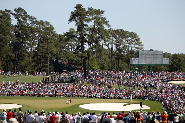 AUGUSTA, GA - APRIL 11:  Phil Mickelson waits near a bunker on the second hole during the final round of the 2010 Masters Tournament at Augusta National Golf Club on April 11, 2010 in Augusta, Georgia.  (Photo by Jamie Squire/Getty Images)