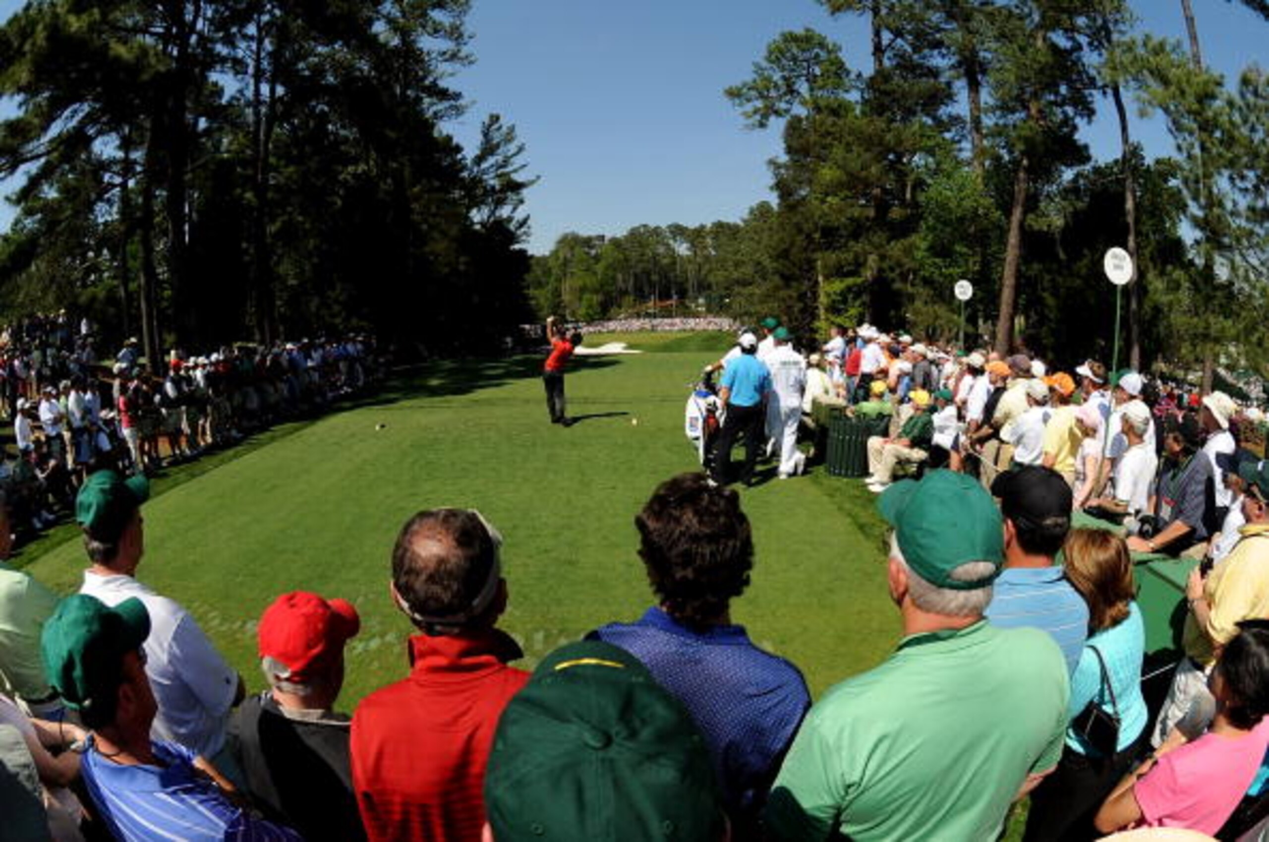 AUGUSTA, GA - APRIL 09:  Ryo Ishikawa of Japan hits his tee shot on the sixth hole during the first round of the 2009 Masters Tournament at Augusta National Golf Club on April 9, 2009 in Augusta, Georgia.  (Photo by Harry How/Getty Images)