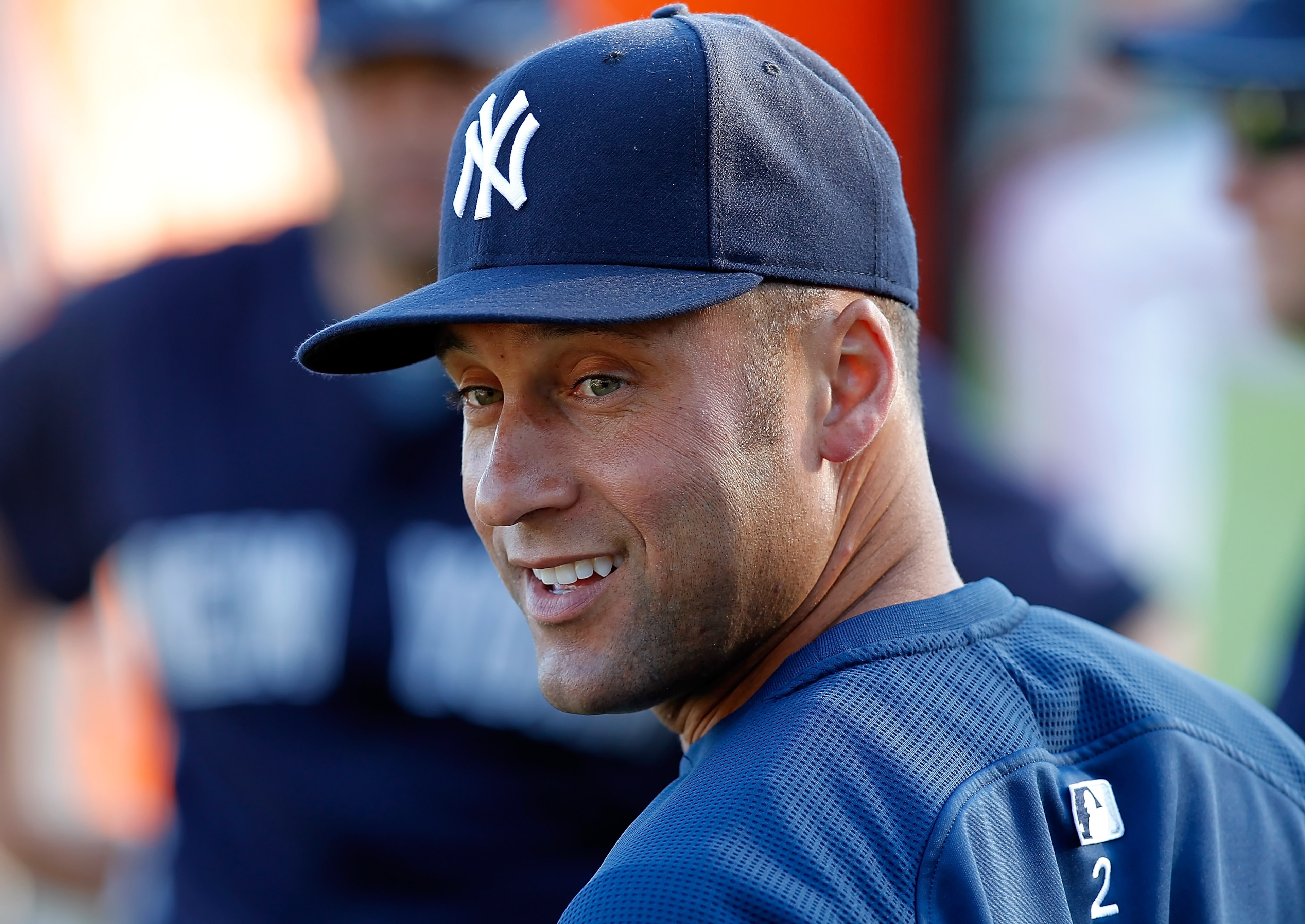SARASOTA, FL - MARCH 07: Infielder Derek Jeter #2 of the New York Yankees warms up just prior to the start of the Grapefruit League Spring Training Game against the Baltimore Orioles at Ed Smith Stadium on March 7, 2011 in Sarasota, Florida. (Photo by J SARASOTA, FL - MARCH 07: Infielder Derek Jeter #2 of the New York Yankees warms up just prior to the start of the Grapefruit League Spring Training Game against the Baltimore Orioles at Ed Smith Stadium on March 7, 2011 in Sarasota, Florida. (Photo by J