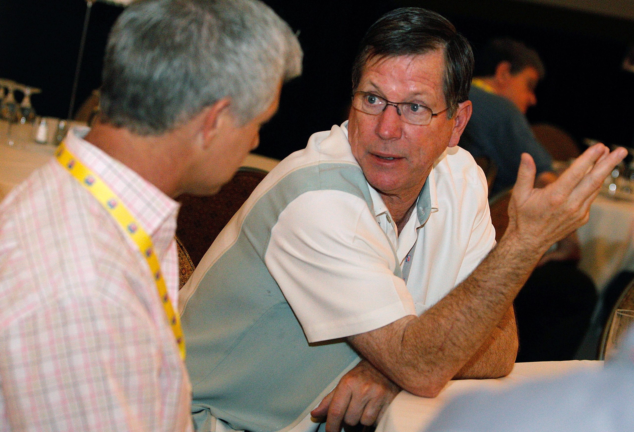 NEW ORLEANS, LA - MARCH 22: San Diago Chargers head coach Norv Turner answers questions from the media during the NFL Annual Meetings at the Roosevelt Hotel on March 22, 2011 in New Orleans, Louisiana. Despite a NFL owners imposed lockout in effect since NEW ORLEANS, LA - MARCH 22: San Diago Chargers head coach Norv Turner answers questions from the media during the NFL Annual Meetings at the Roosevelt Hotel on March 22, 2011 in New Orleans, Louisiana. Despite a NFL owners imposed lockout in effect since