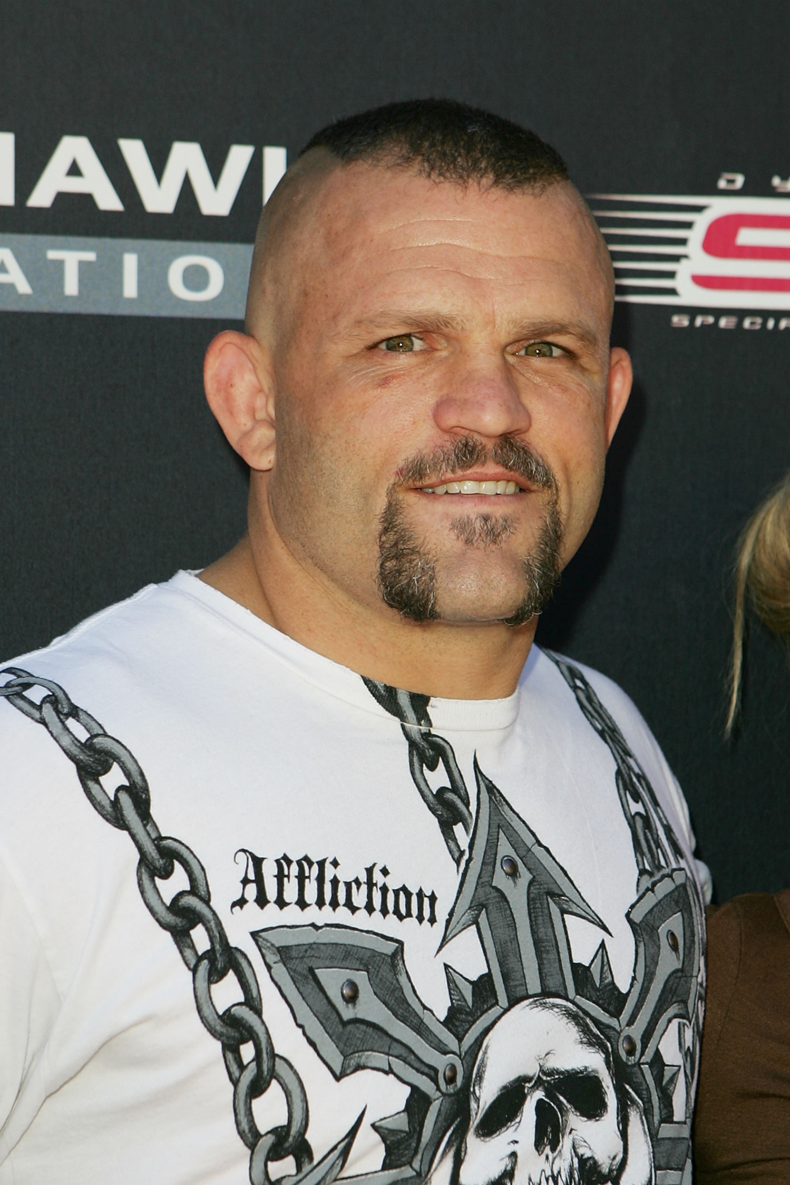 LOS ANGELES, CA - OCTOBER 07: UFC fighter Chuck Liddell arrives for Tony Hawk's Proving Ground Stand Up For Skateparks event at a private residence on October 07, 2007 in Los Angeles, California. (Photo by Noel Vasquez/Getty Images) LOS ANGELES, CA - OCTOBER 07: UFC fighter Chuck Liddell arrives for Tony Hawk's Proving Ground Stand Up For Skateparks event at a private residence on October 07, 2007 in Los Angeles, California. (Photo by Noel Vasquez/Getty Images)