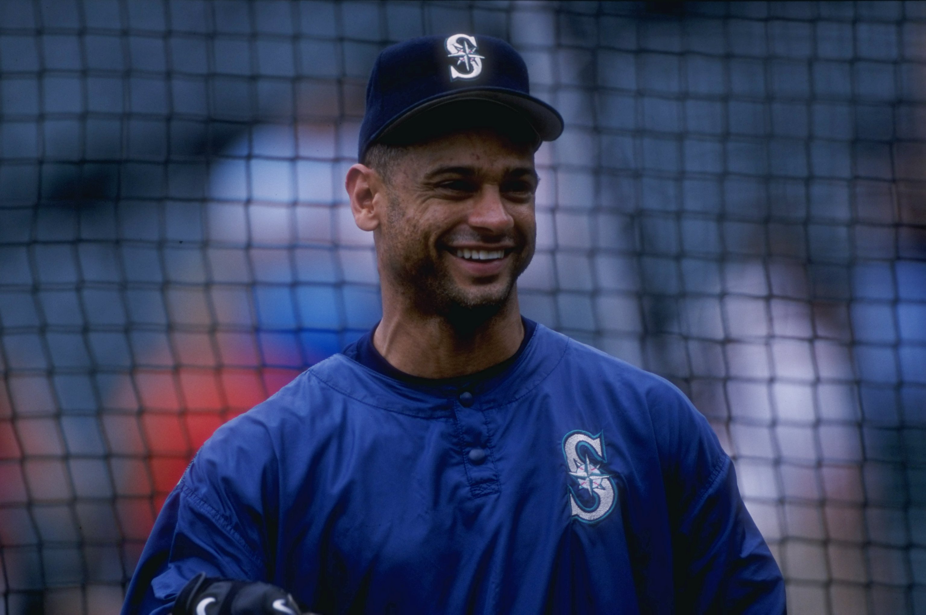 1997 - Joey Cora looking good in Mariners' new uniforms 