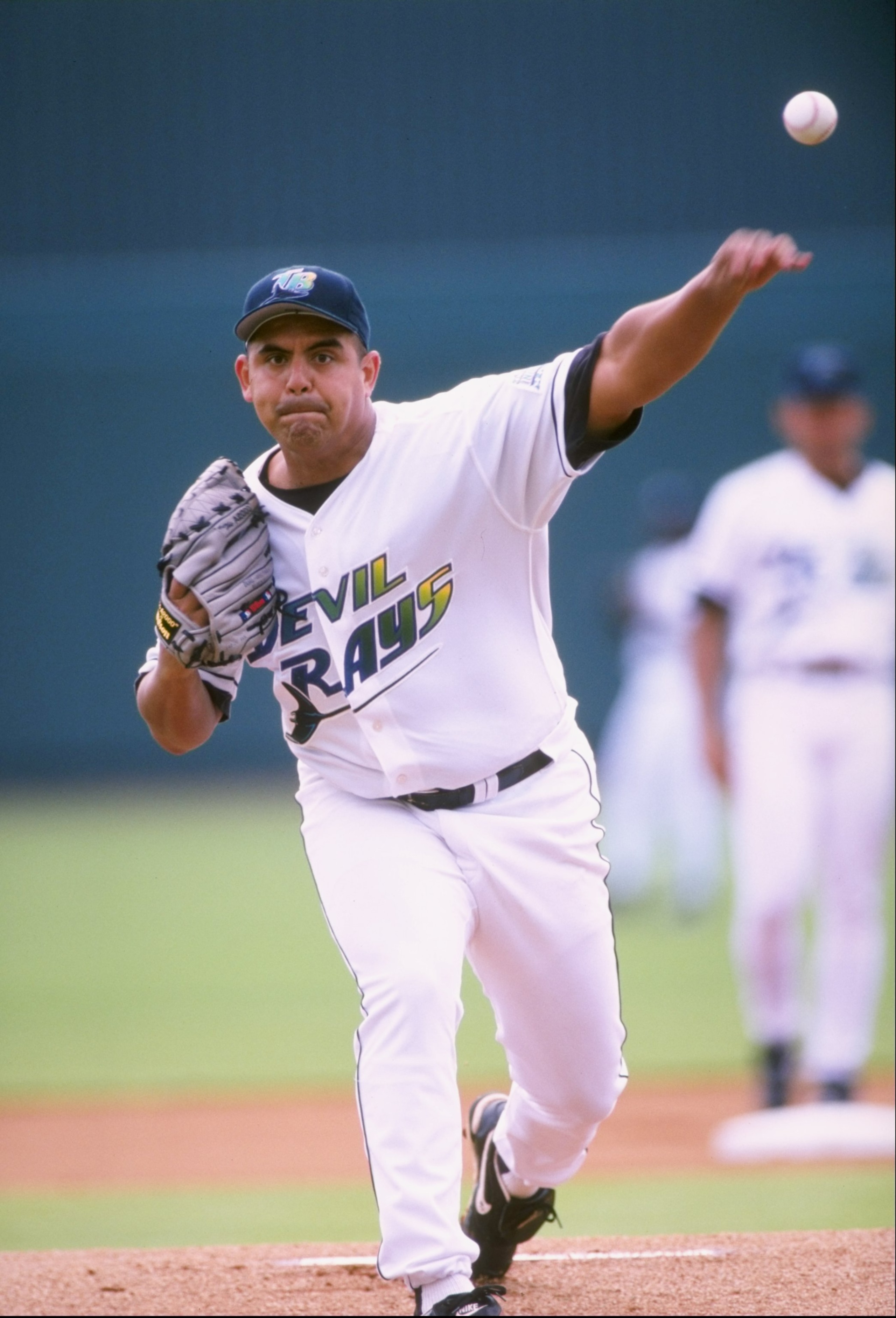 1 Mar 1998:  Wilson Alvarez #40 of the Tampa Bay Devil Rays in action during a spring training game against the Houston Astros at Ai Lang Stadium in St. Petersburg, Florida. Mandatory Credit: Craig Melvin  /Allsport