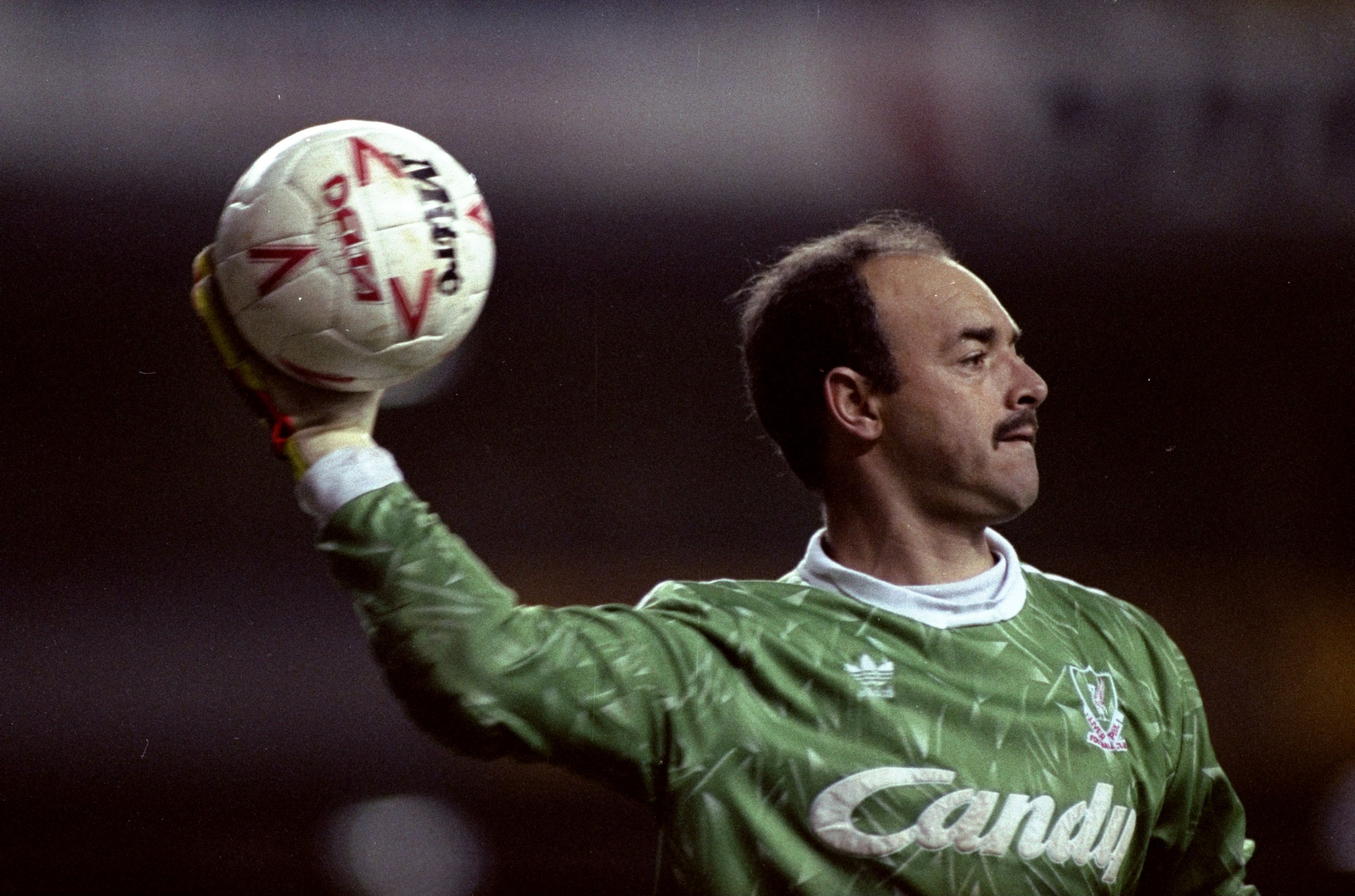 21 Mar 1990:  Portrait of Liverpool Goalkeeper Bruce Grobbelaar during a Barclays League Division One match against Tottenham Hotspur at White Hart Lane in London. Tottenham Hotspur won the match 1-0. \ Mandatory Credit: Ben  Radford/Allsport