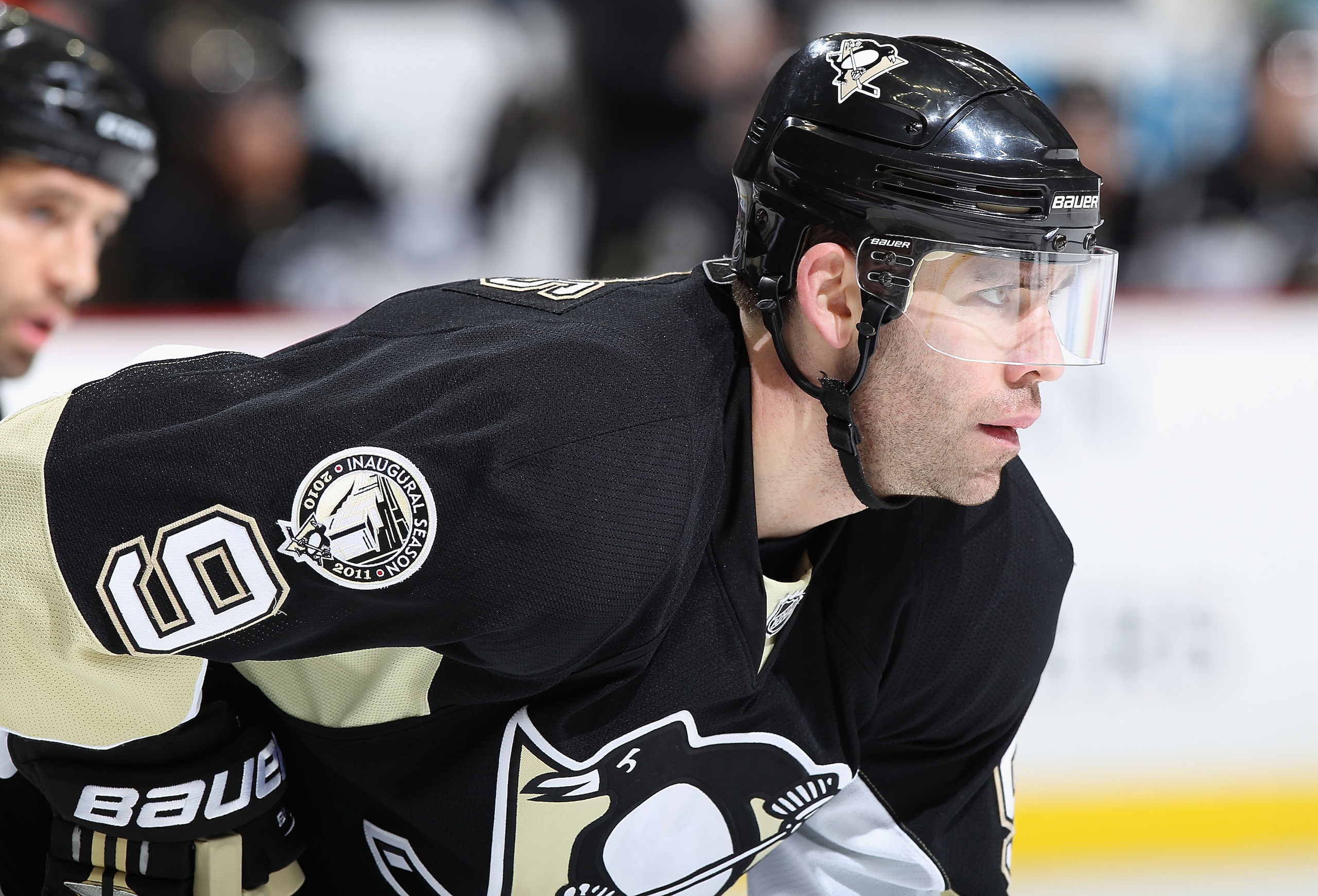 PITTSBURGH, PA - FEBRUARY 21:  Pascal Dupuis #9 of the Pittsburgh Penguins in action during the NHL game against the Washington Capitals at Consol Energy Center on February 21, 2011 in Pittsburgh, Pennsylvania. The Capitals defeated the Penguins 1-0.  (Ph